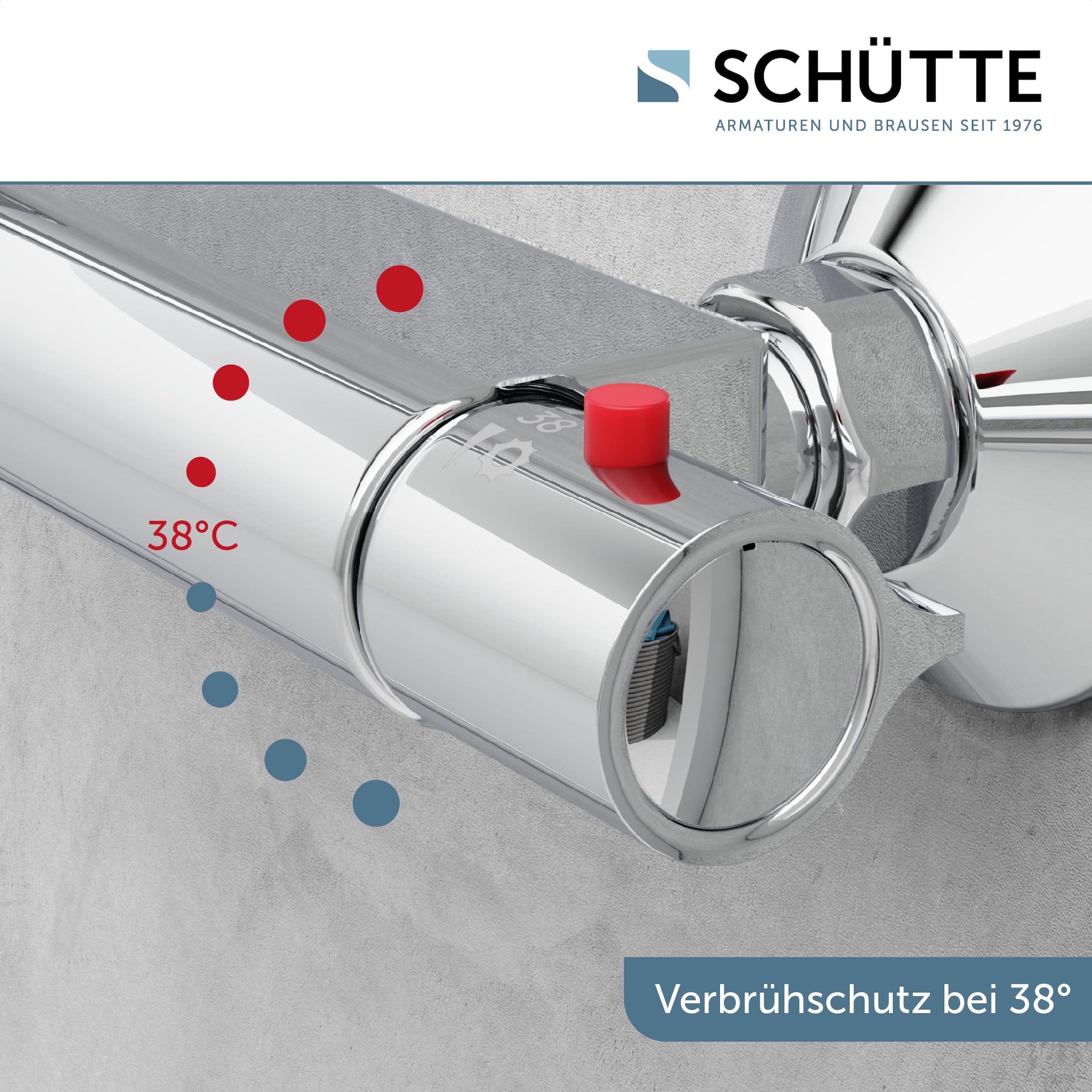 Schütte Duscharmatur »Vigo«, mit Thermostat, Mischbatterie Dusche, Duschthermostat in Chrom