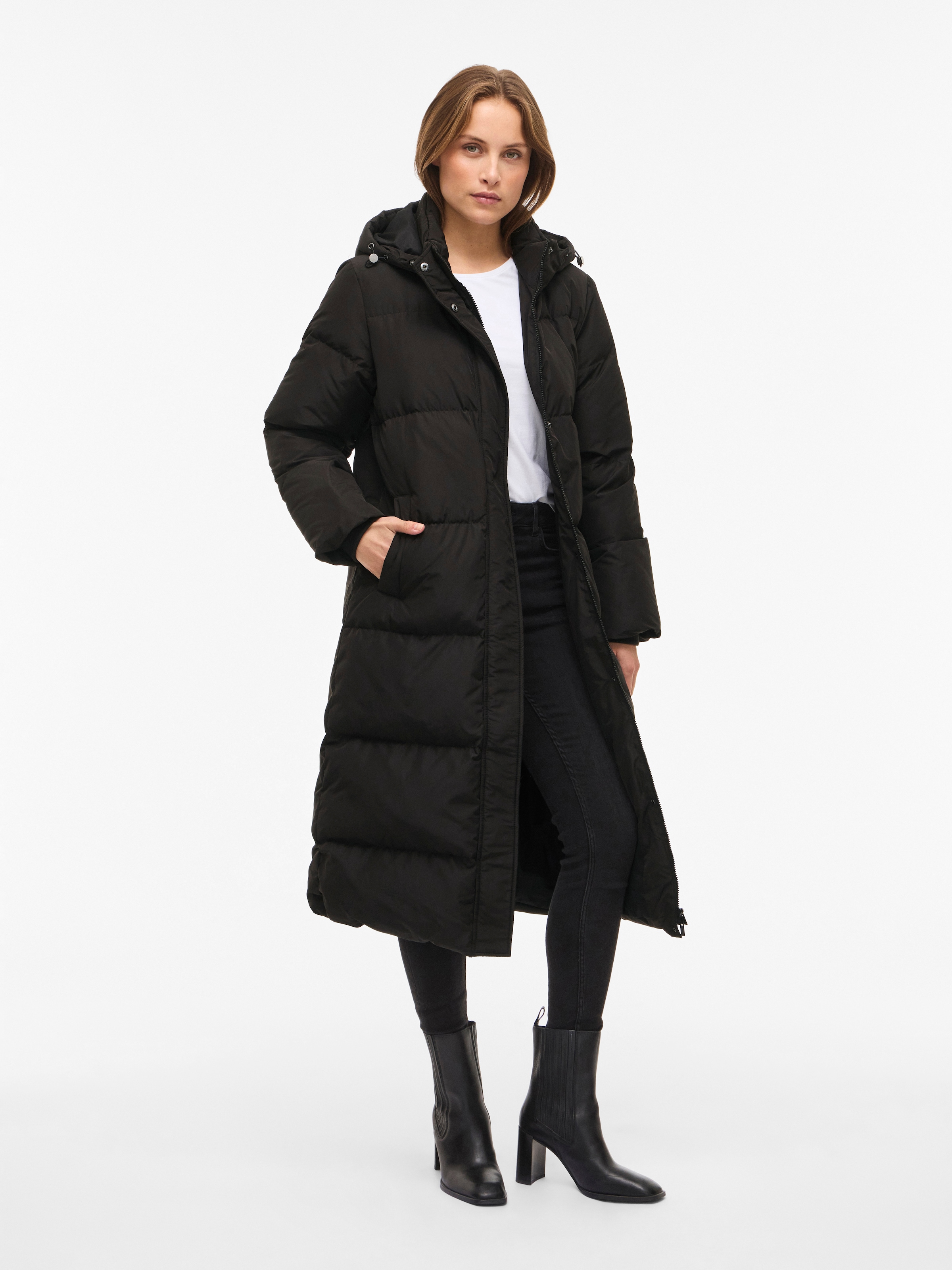 Vila Steppmantel »VISTARI LONG DOWN COAT - NOOS«