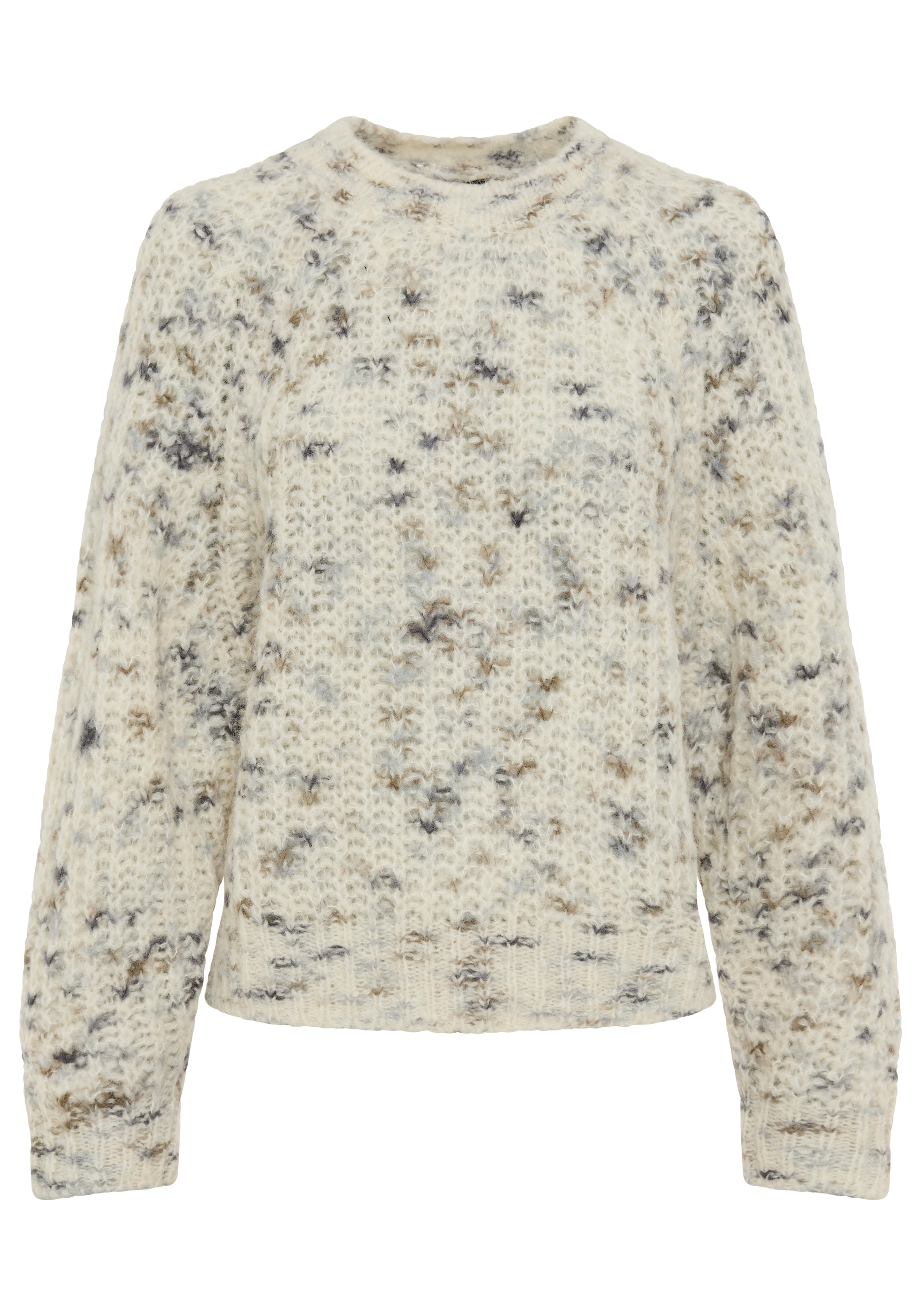 BOSS ORANGE Strickpullover »Fiambella Premium Damenmode« Rundhalsausschnitt, mit Alpaka-Wolle