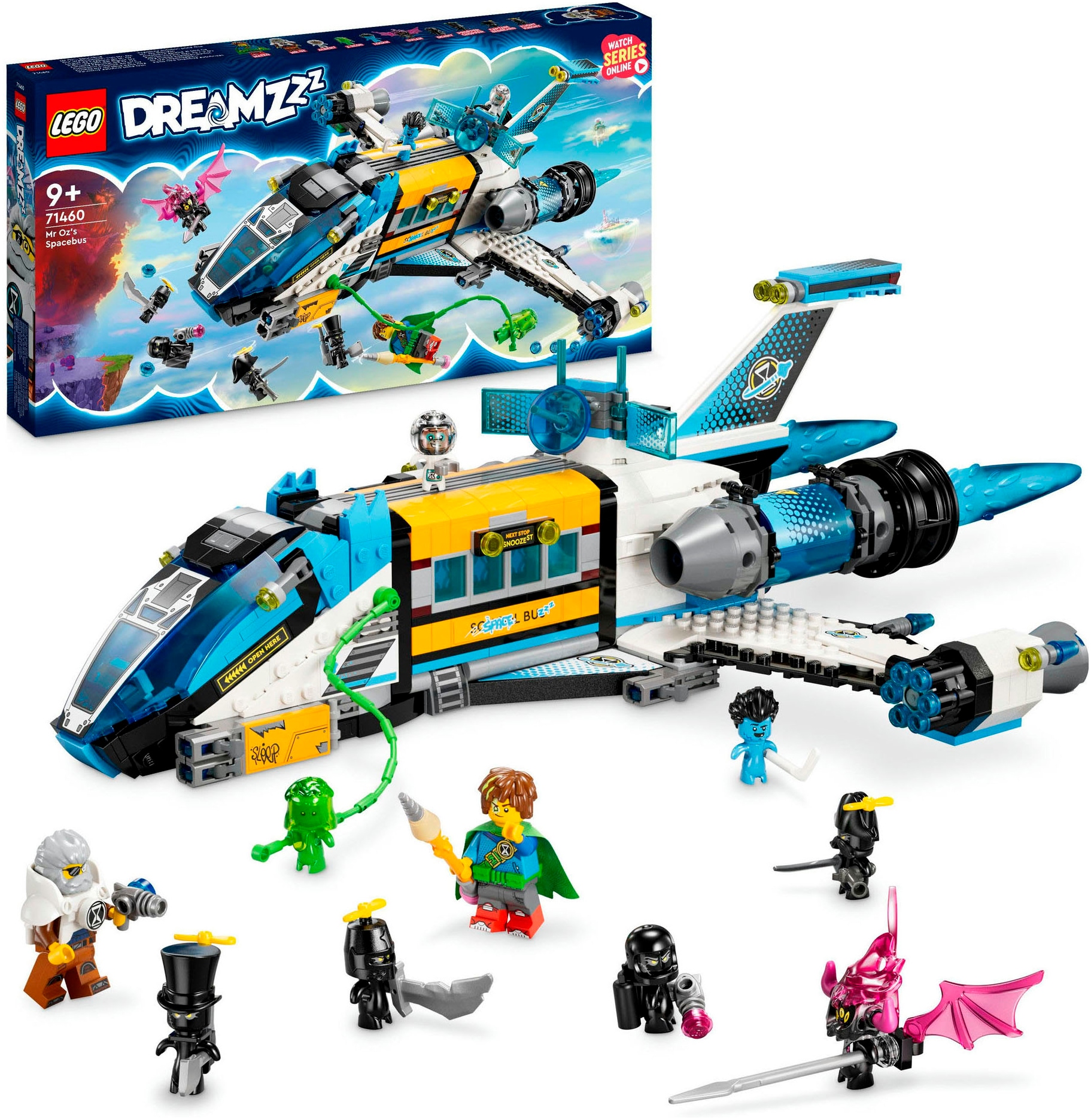 LEGO® Konstruktionsspielsteine »Der Weltraumbus von Mr. Oz (71460), LEGO® DREAMZzz™«, (878 St.), Made in Europe