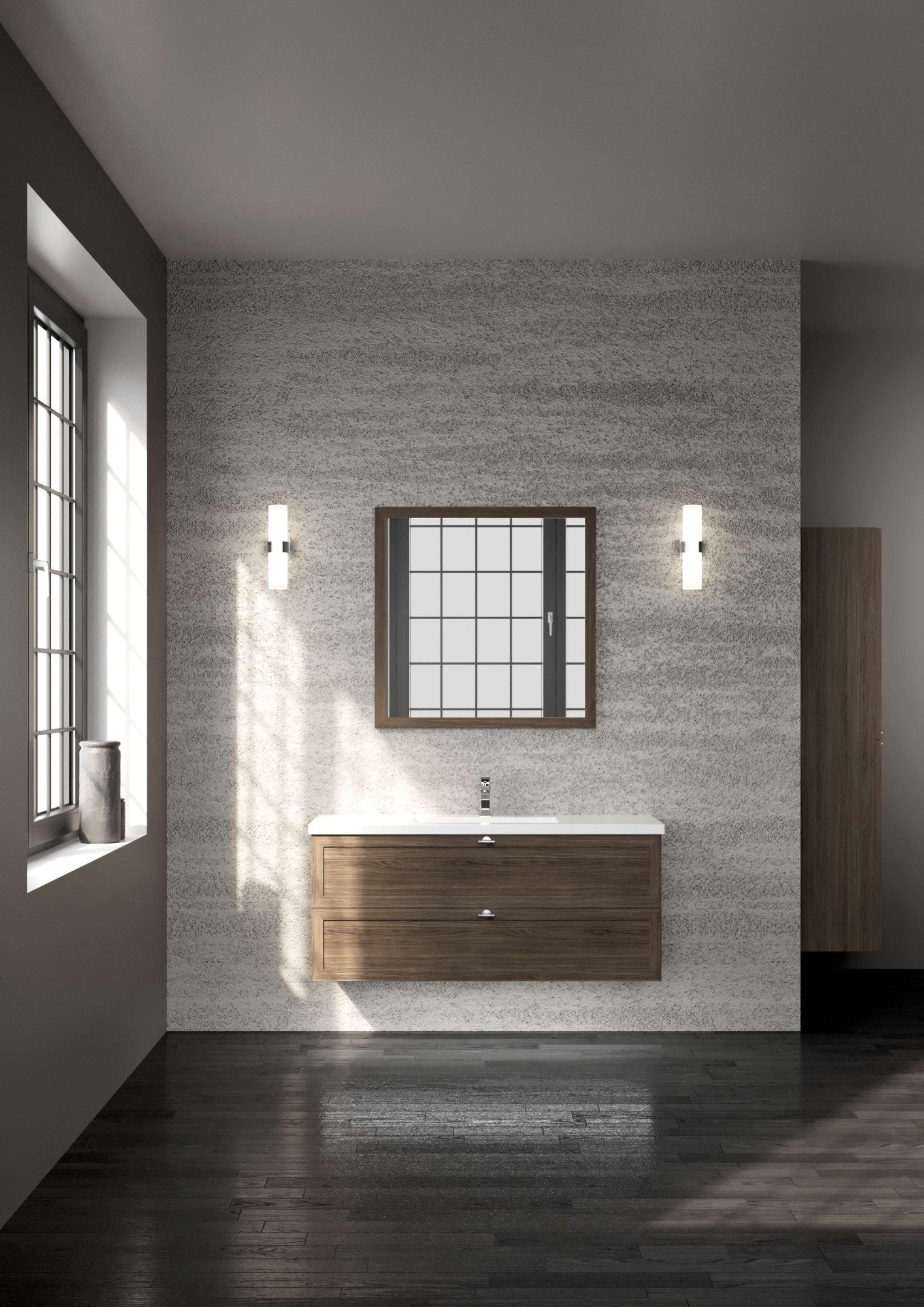 welltime Badspiegel »Rustic«, Breite 80 cm, FSC®-zertifiziert