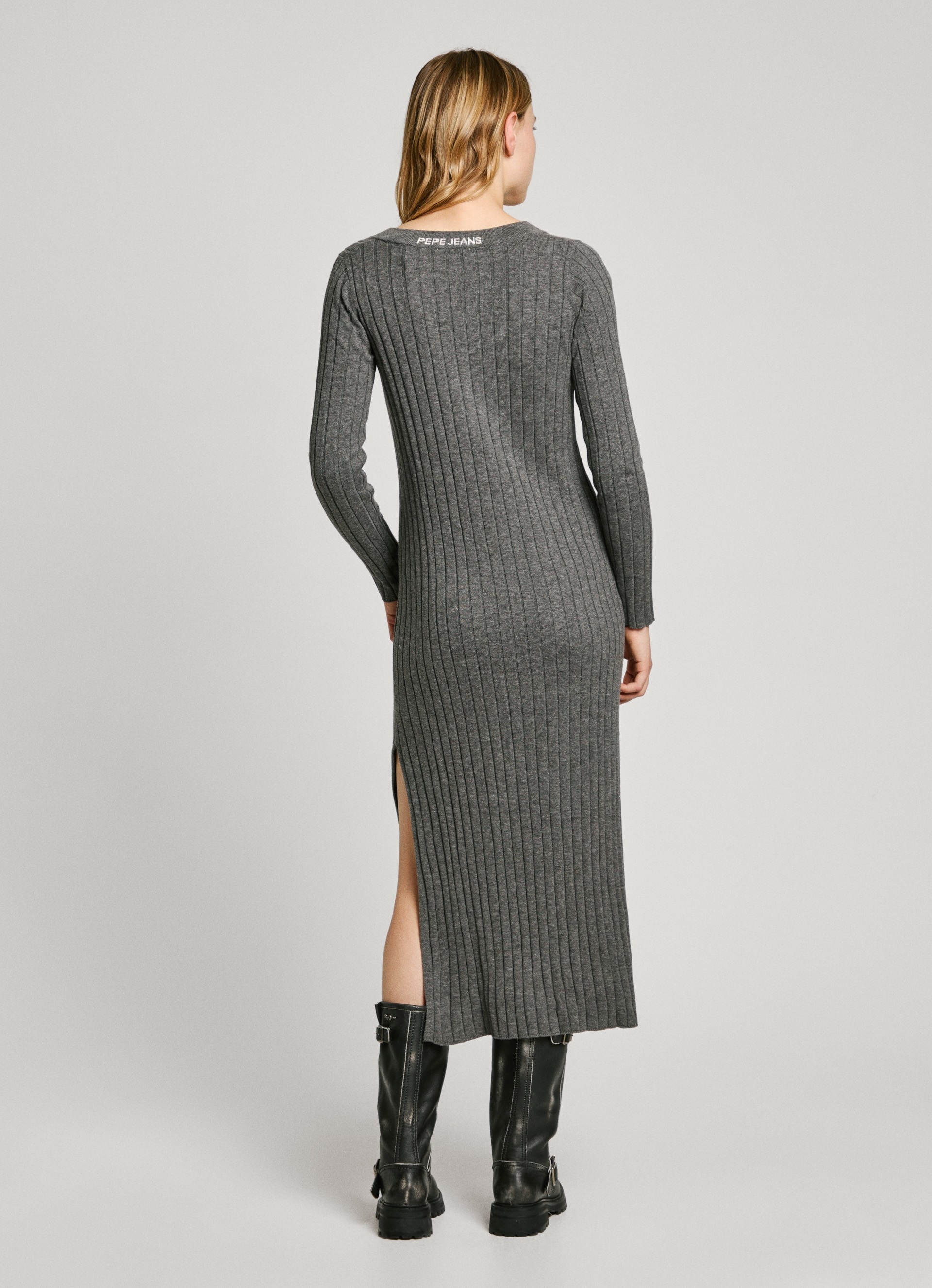 Pepe Jeans Strickkleid »IZABEL DRESS«, mit dekorativer Knopfleiste