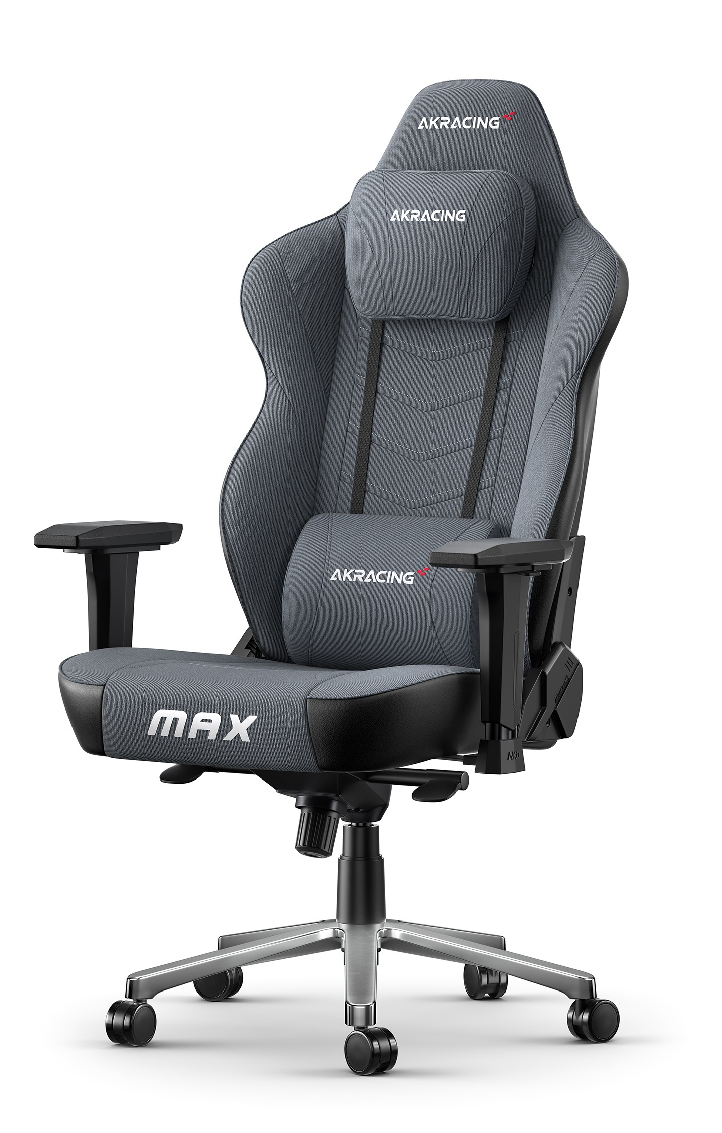 AKRacing Gaming-Stuhl »AK-MAX-AE/GY«, Kunstleder, 4D-Armlehnen, Metallrahmen