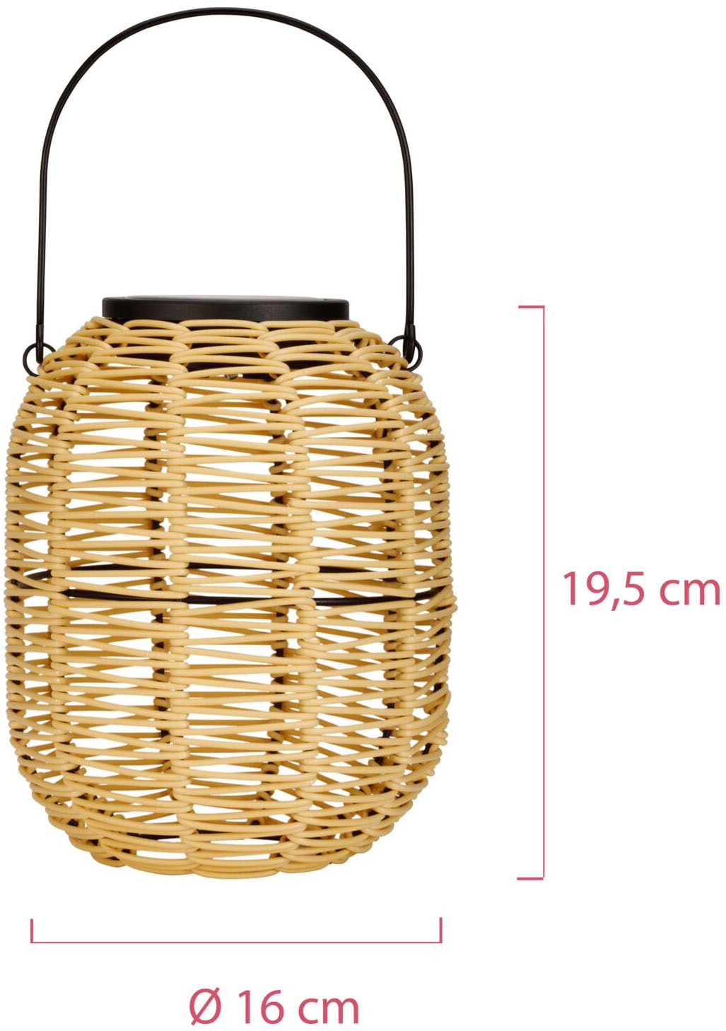Pauleen LED Solarleuchte »Laterne - Sunshine Treasure«, Leuchtmittel LED-Modul | LED fest integriert, LED-Modul, Solarbetrieben