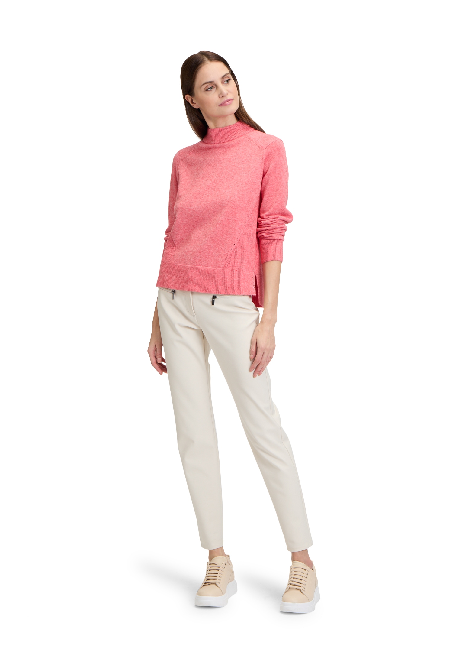 Betty Barclay Rundhalspullover »Feinstrickpullover mit Rippenstruktur«