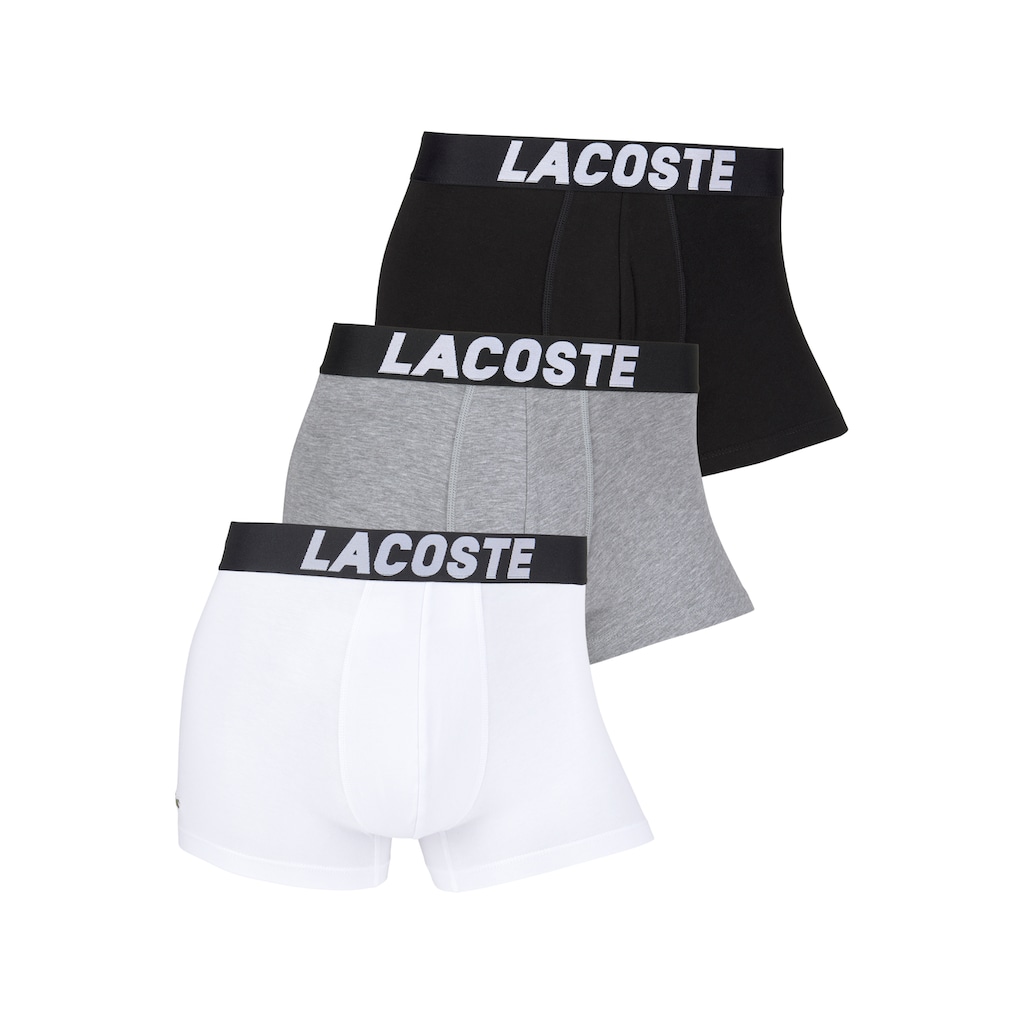 Lacoste Trunk »eng Boxershorts Lacoste Herren Premium«, (Packung, 3er-Pack)
