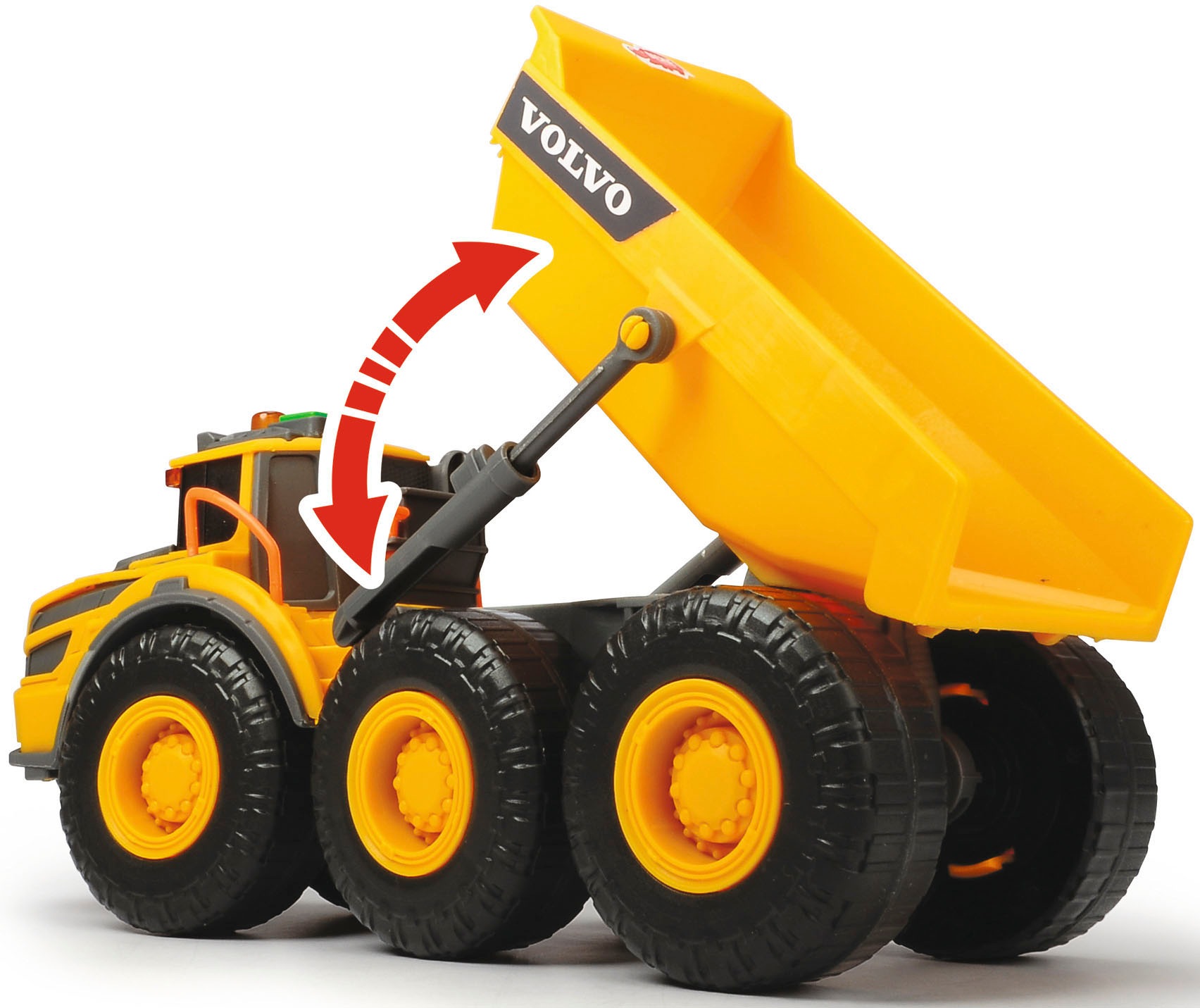 Dickie Toys Spielzeug-Baumaschine »Volvo Articulated Hauler«, mit Licht & Sound