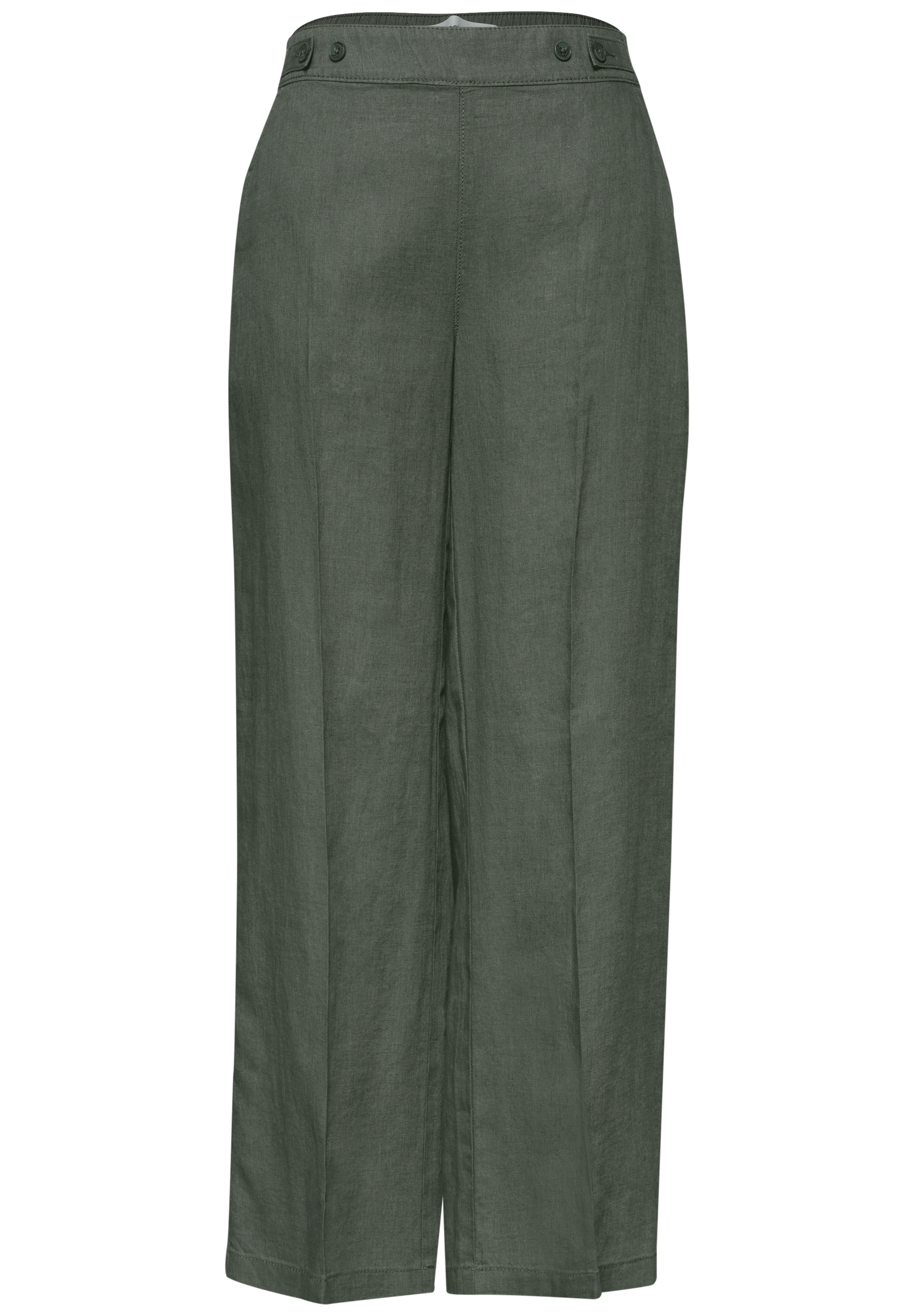 STREET ONE Stoffhose  im Loose Fit und aus Leinen