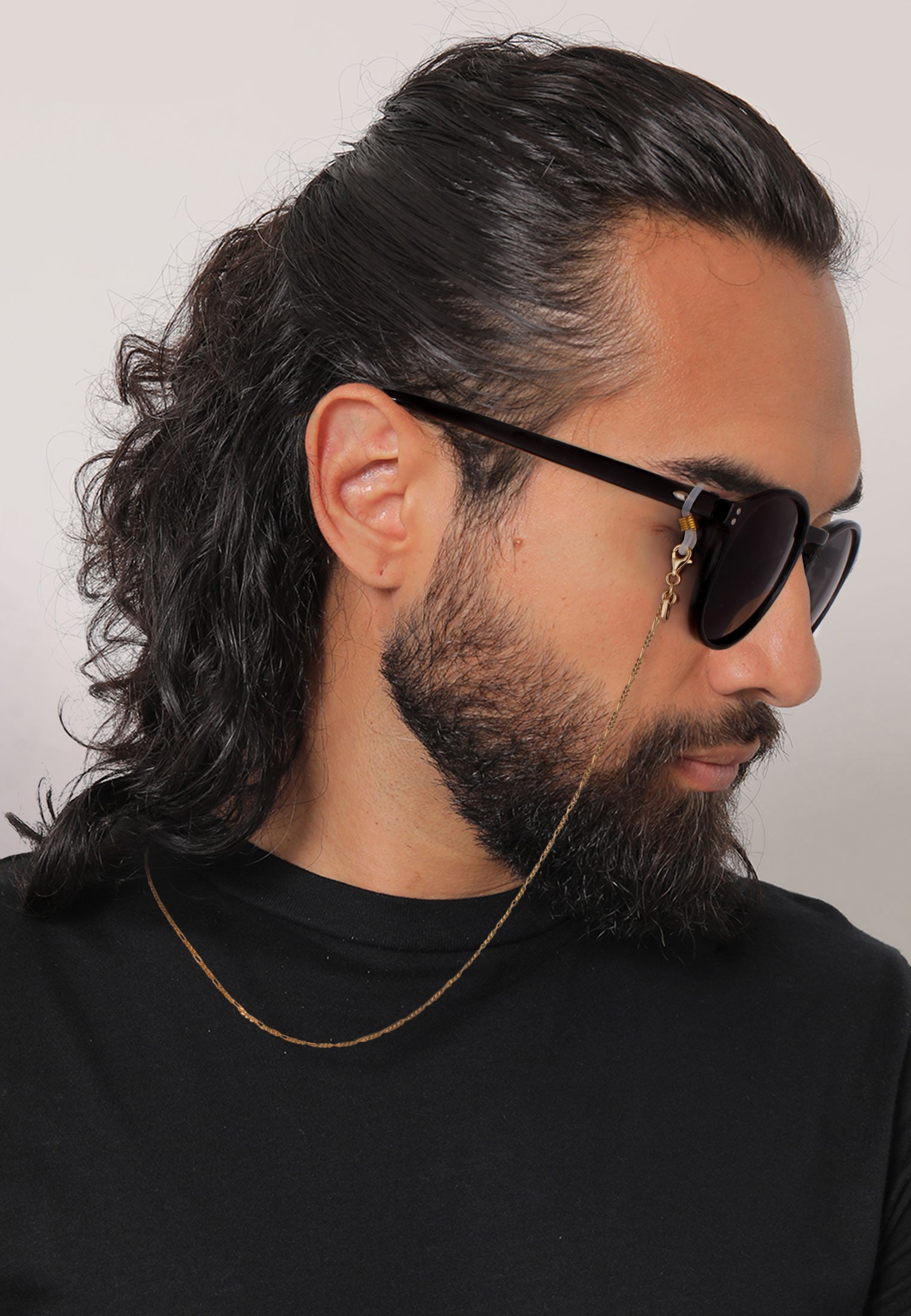 Kuzzoi Schmuckset »Schmuckzubehör Brillenkette Figaro Gliederkette 925 Sterling Silber« ()