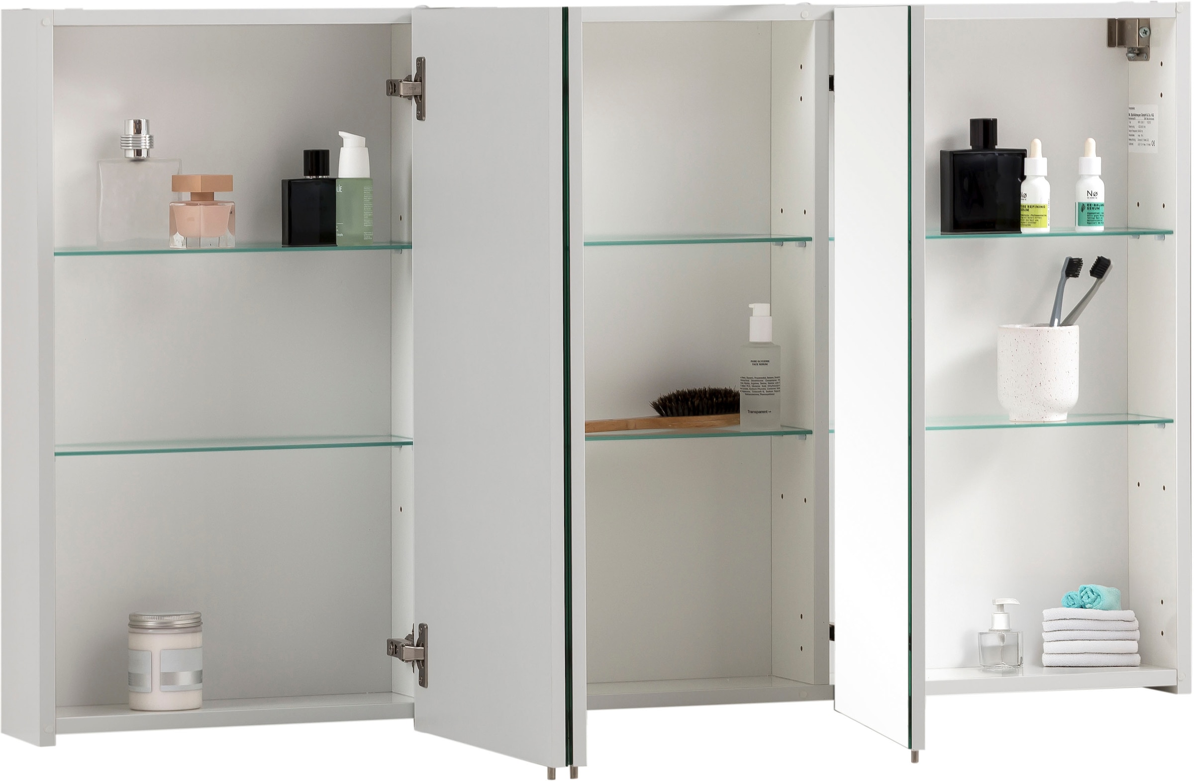 Schildmeyer Spiegelschrank »Basic, Spiegelschrank, Made in Germany, B: 120 cm« Solide Verarbeitung - Dieses Produkt ist in Deutschland gefertigt