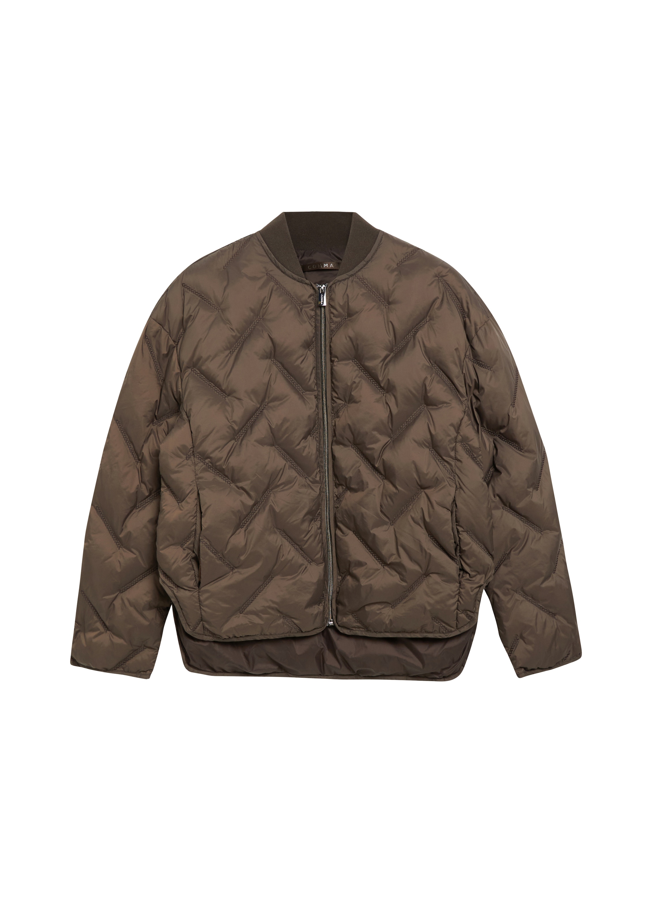 Comma Steppjacke ohne Kapuze im Blouson-Stil und mit Reißverschluss