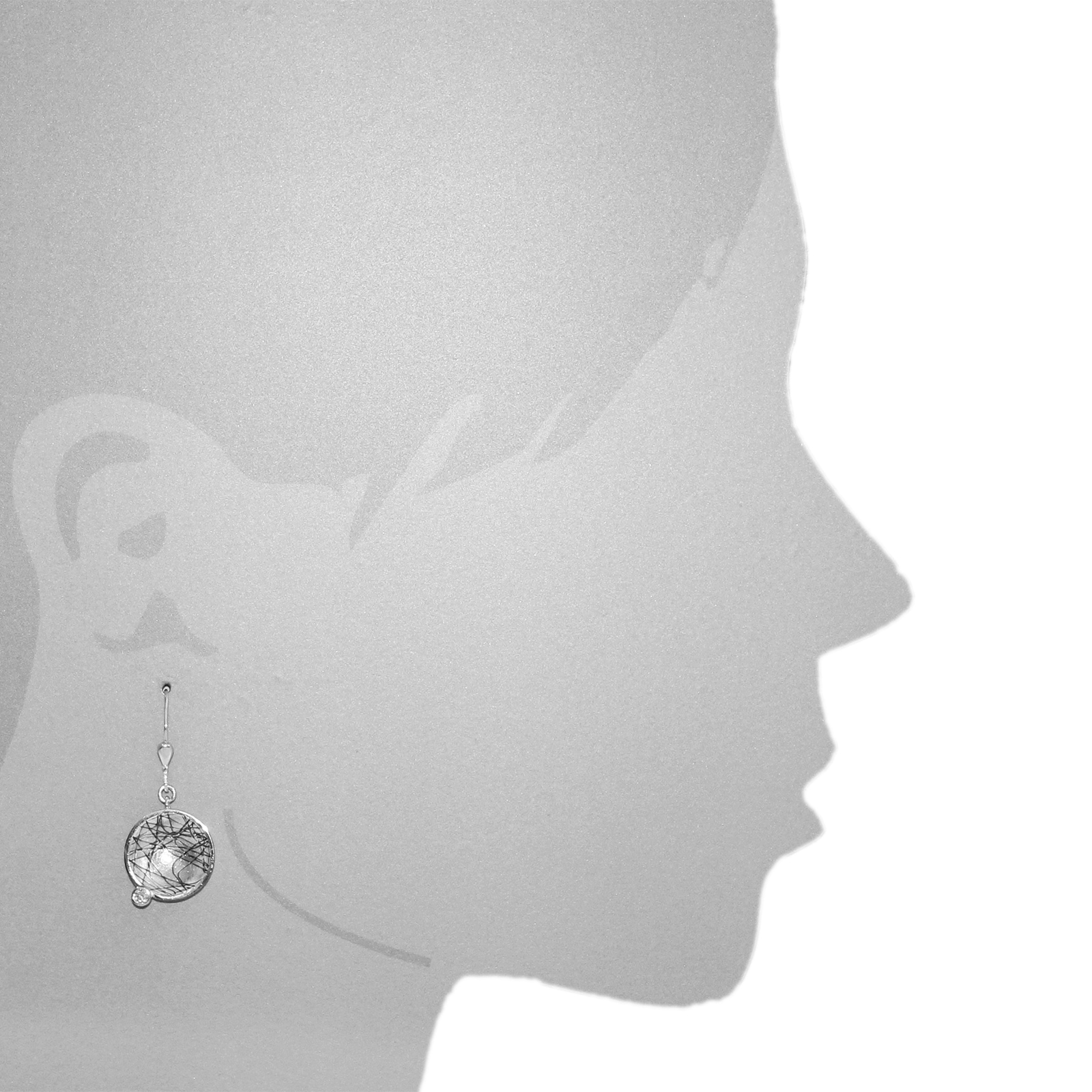 OSTSEE-SCHMUCK Paar Ohrhänger »- Runo - Sarah Vicenza - Silber 925/000 - Zirkonia«