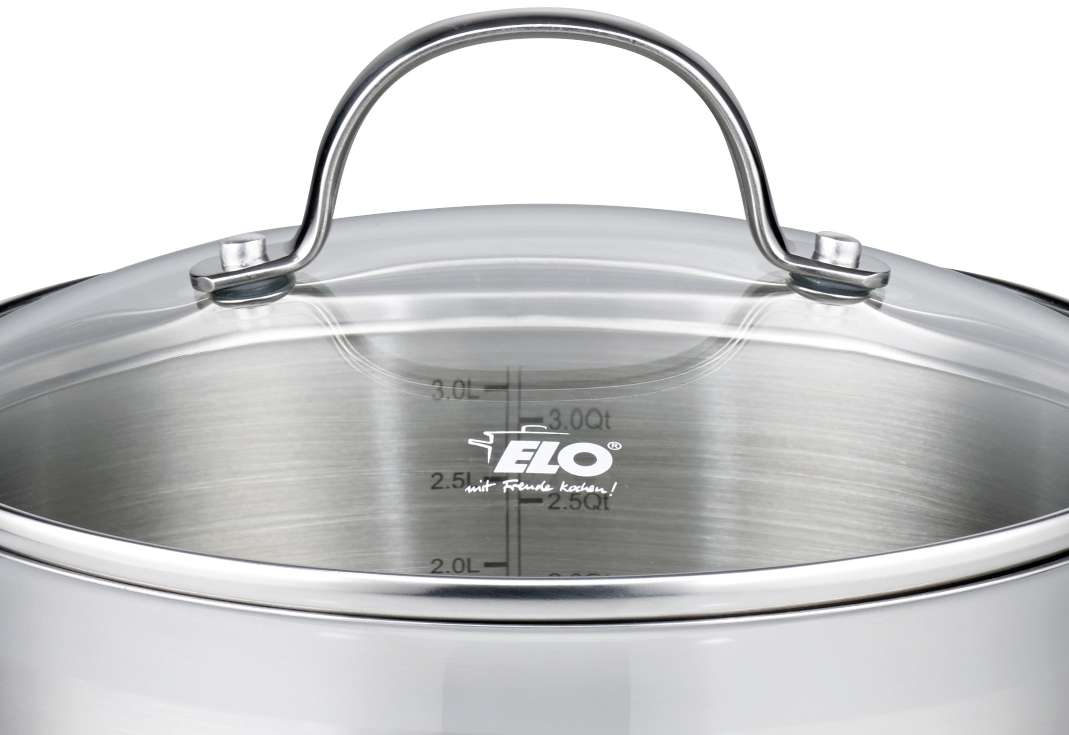Elo Topf-Set »Top Collection«, Edelstahl 18/10, (Set, 13 tlg., Bratentopf 20 cm,Fleischtopf 16/20/24 cm,Kasserolle 16 cm, 3 Schüsseln), Induktion