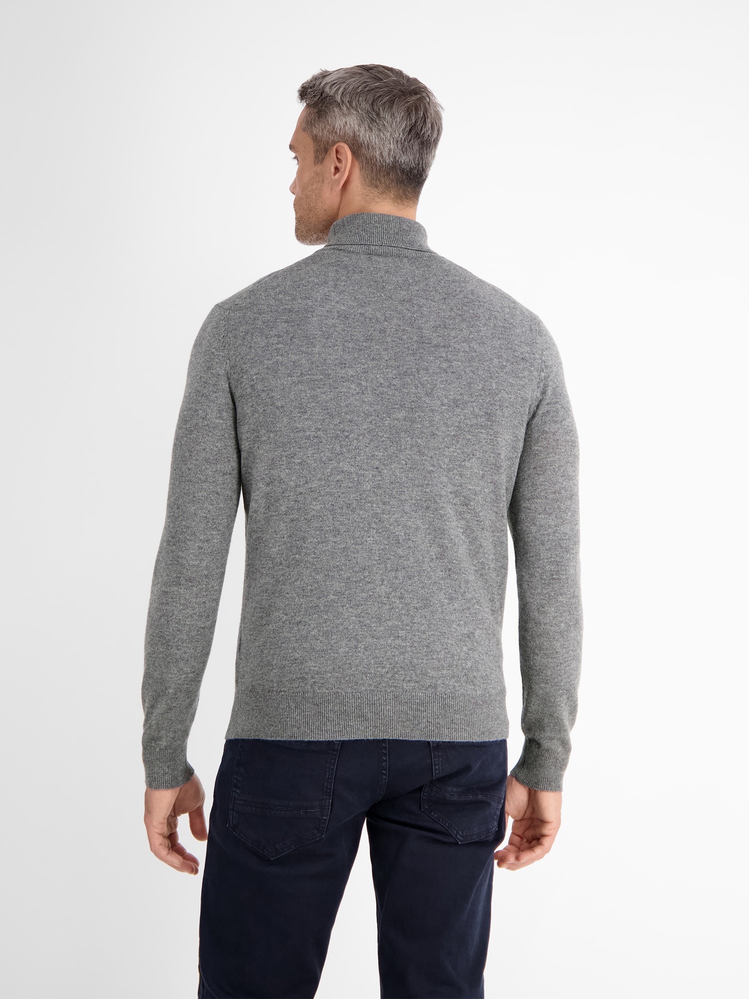 LERROS Strickpullover »LERROS Schurwoll-Rollkragenpullover mit Kaschmiranteil«