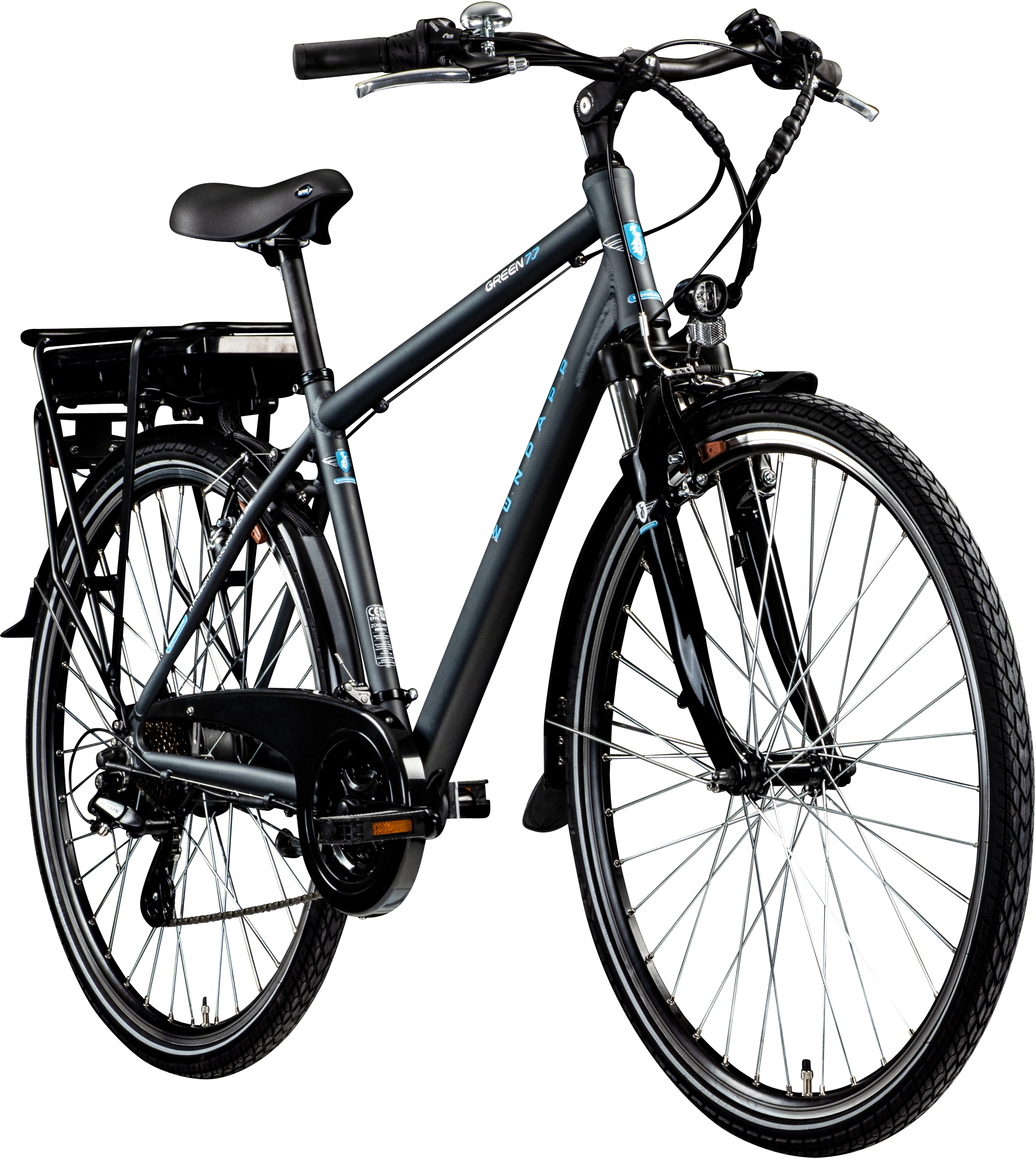 Zündapp E-Bike »Green 7.7 Herren«, 21 Gang, Shimano, Altus, Heckmotor 250 W, Pedelec, Elektrofahrrad für Damen u. Herren