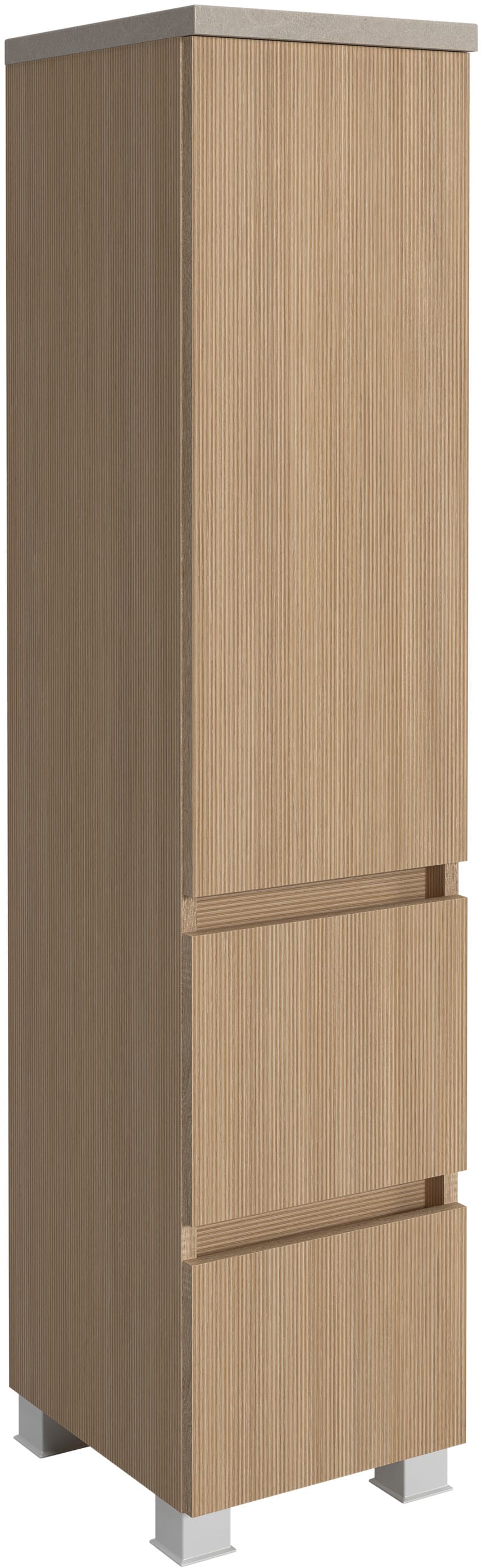 welltime Badmöbel-Set »Eixo«, Set 110 cm breit, Badmöbel mit LED-Beleuchtung