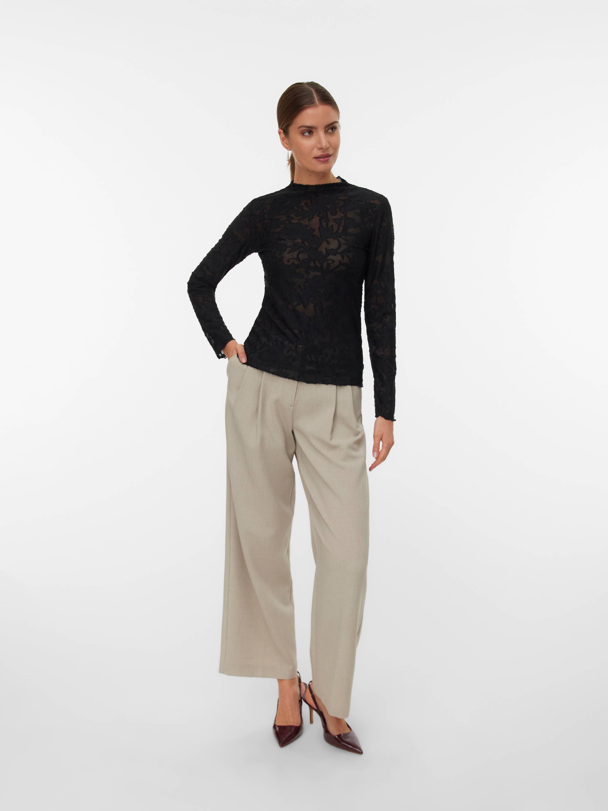 Vero Moda Langarmshirt »VMLAYLA LS TOP JRS NOOS«