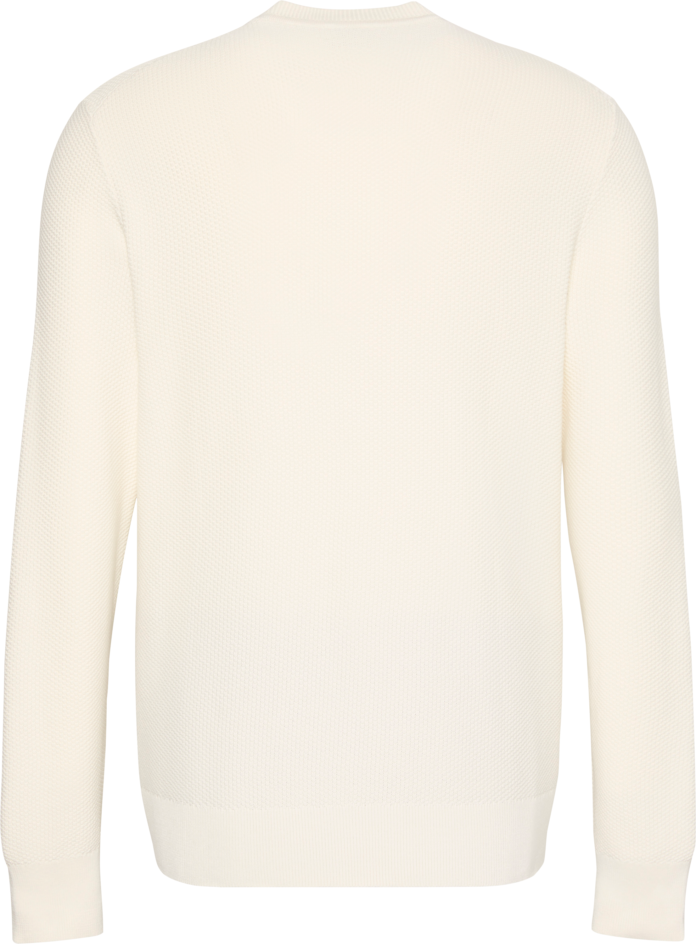 Calvin Klein Rundhalspullover »LS TEXTURED COTTON CREWNK SWEATE« Regular fit mit Rundhalsausschnitt