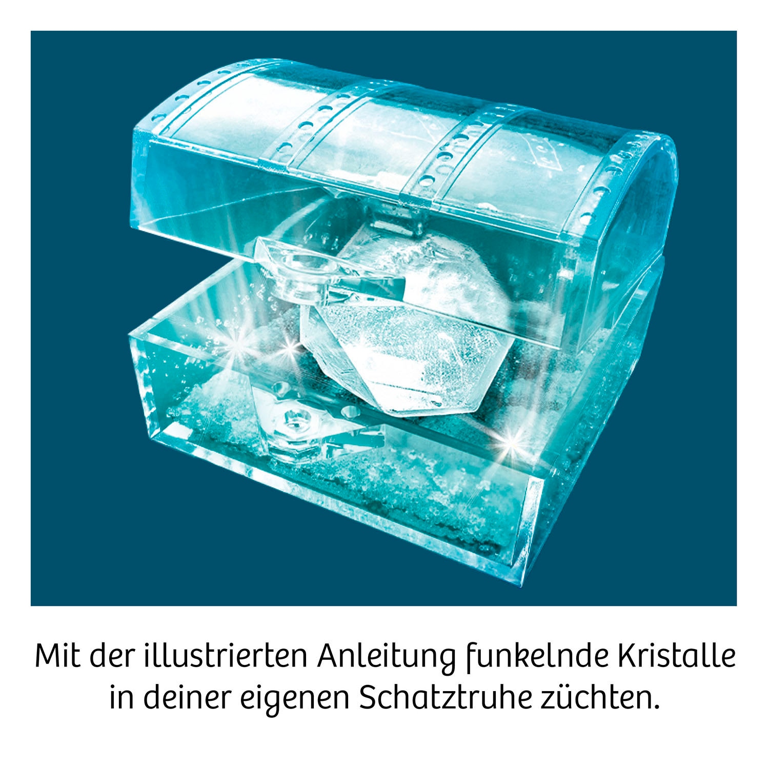 Kosmos Experimentierkasten »Nachtleuchtender Kristall-Schatz«, Made in Germany