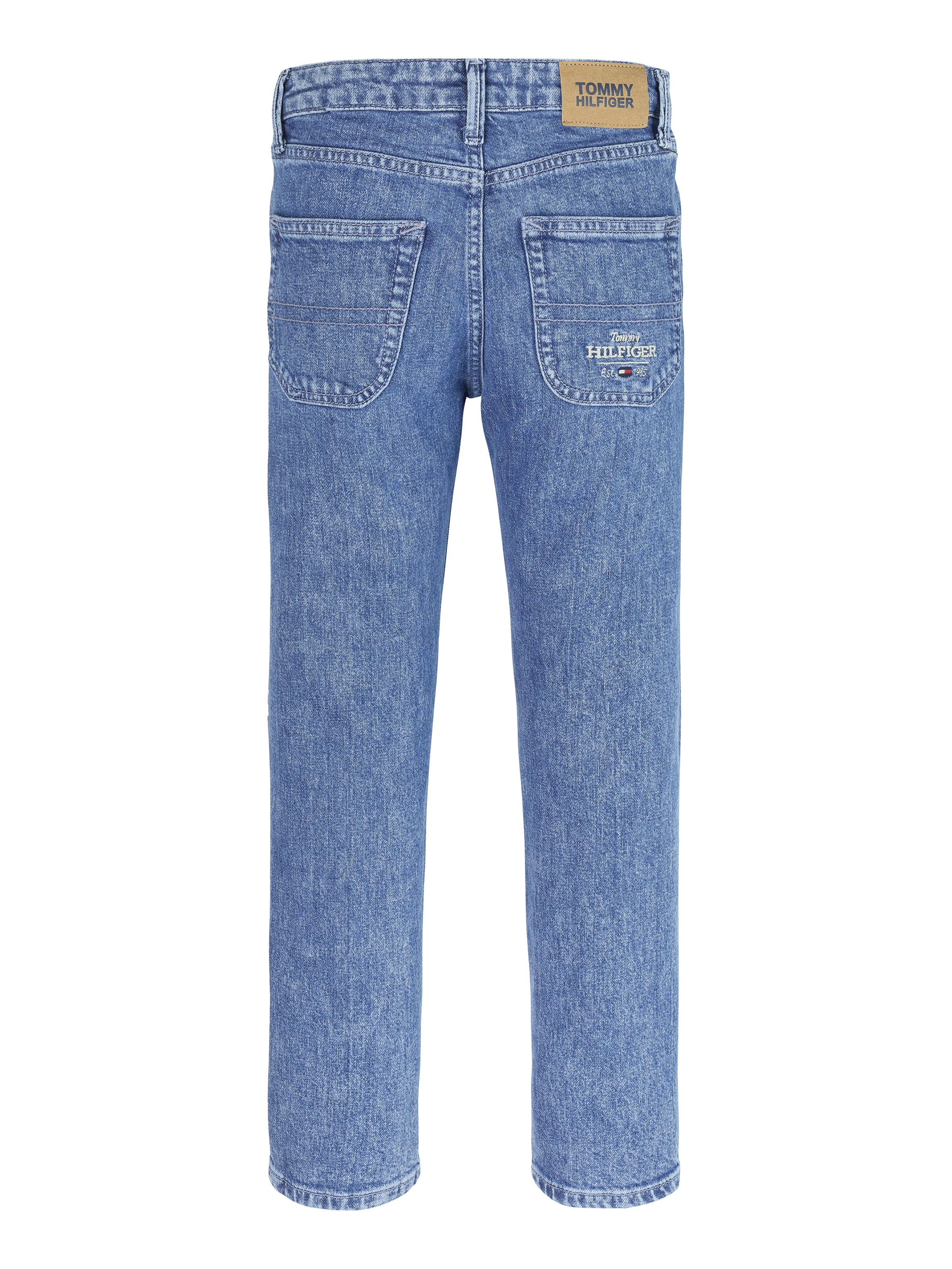 Tommy Hilfiger Straight-Jeans »MODERN STRAIGHT SALT&PEPPER«, mit Logostickerei