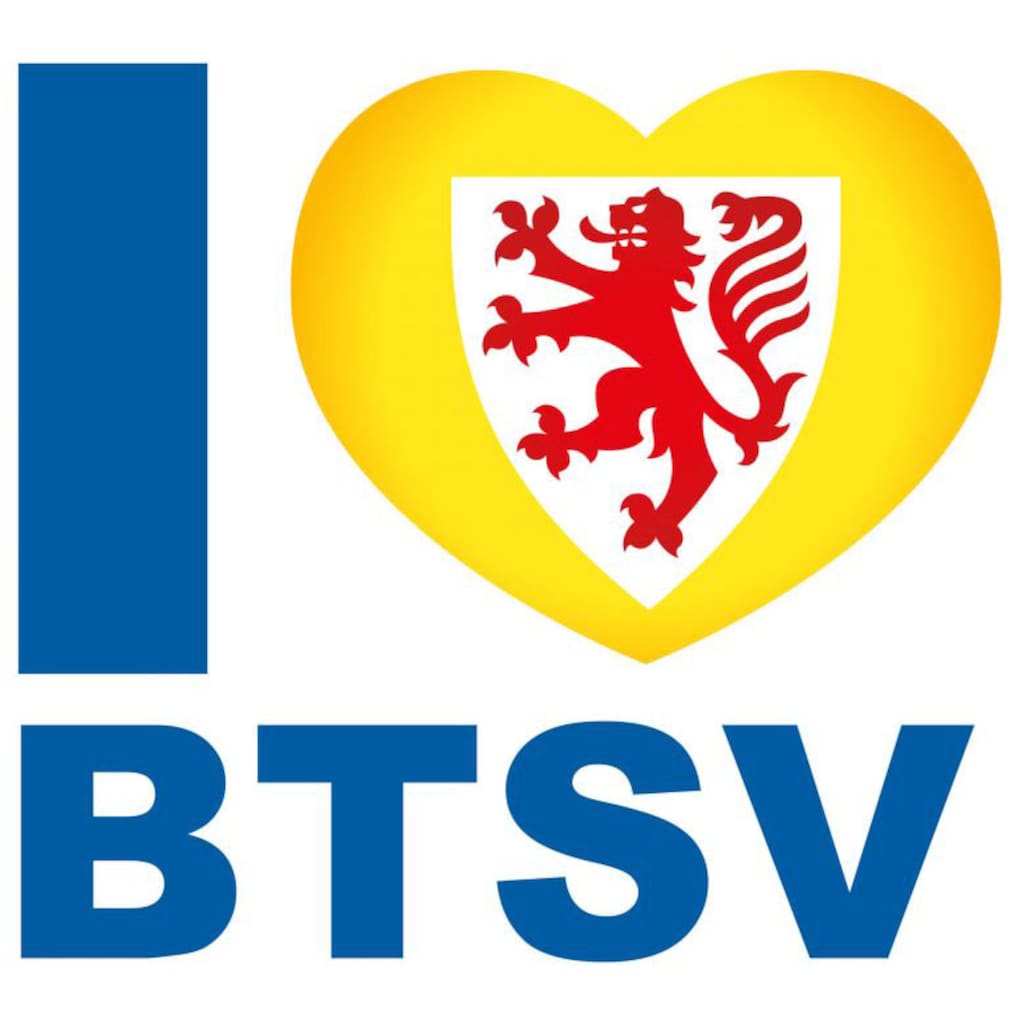 Wall-Art Wandtattoo »Eintracht Braunschweig I love BTSV«, (1 St.)