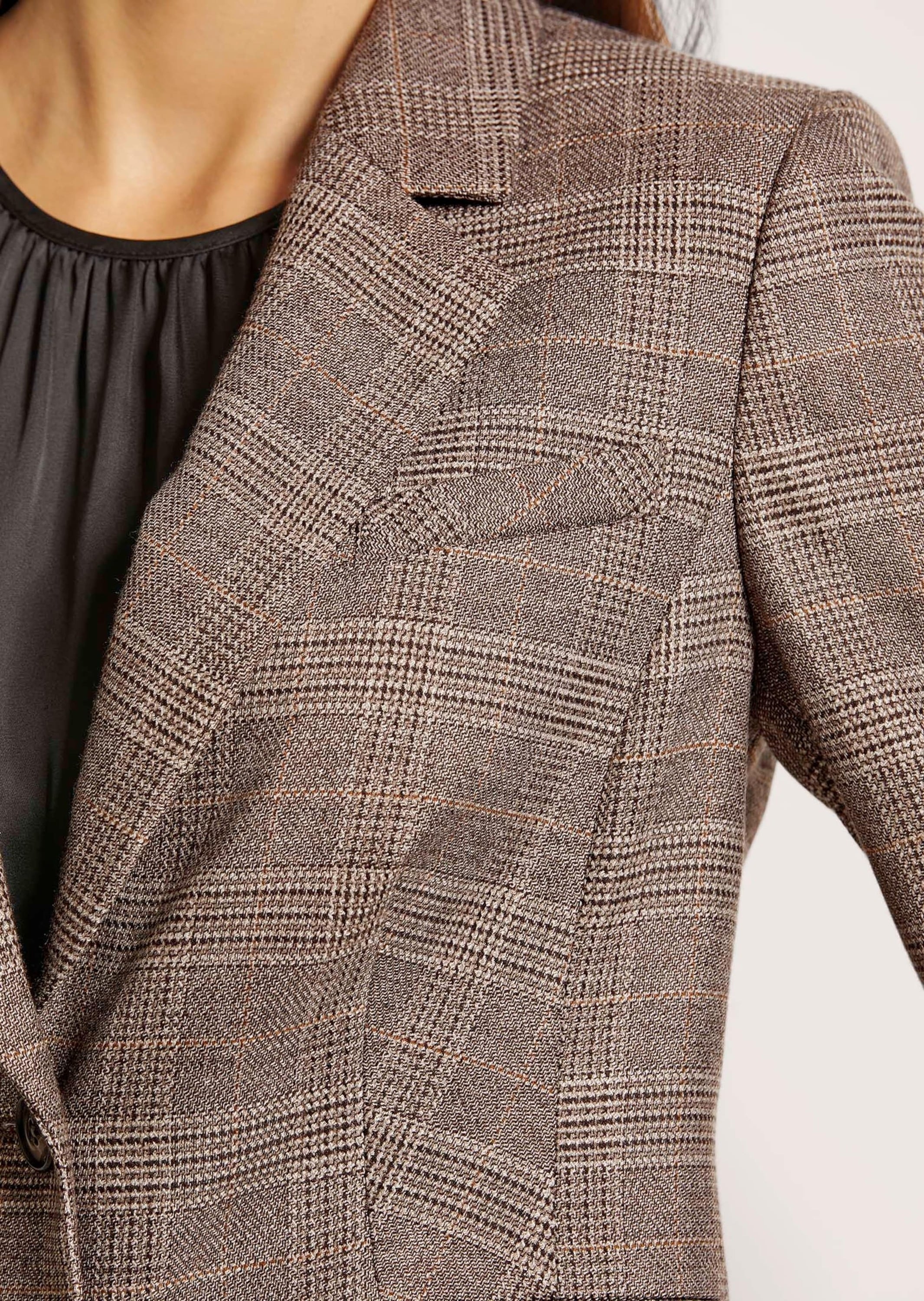 MADELEINE Kurzblazer »Blazer Kurzer Karo-Blazer«