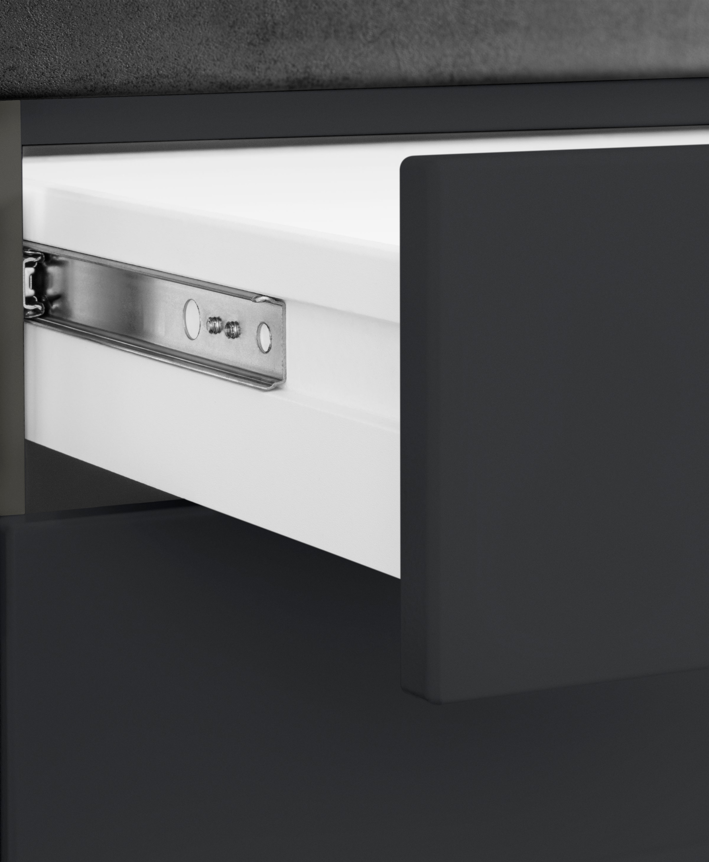 KOCHSTATION Küchenzeile »KS-Luhe« 330 cm breit, wahlweise mit oder ohne E-Geräten, gefräste MDF-Fronten