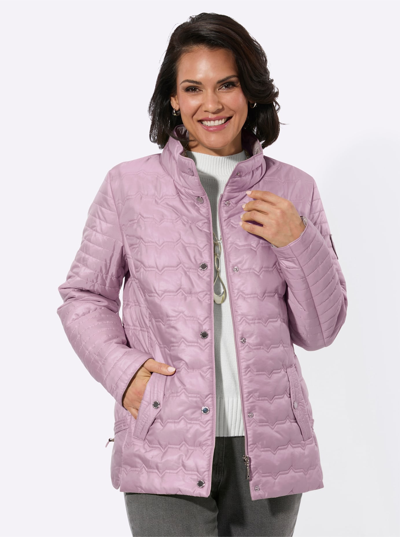 Casual Looks Steppjacke ohne Kapuze