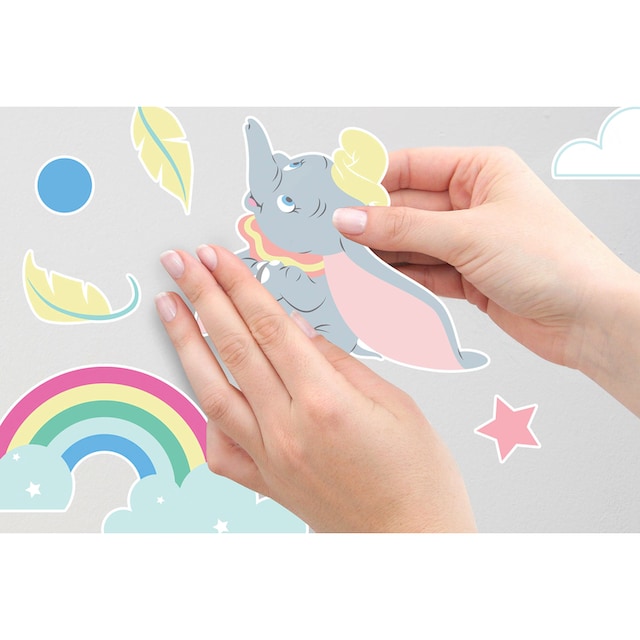 Komar Wandtattoo »Dumbo Daydream«, (26 St.), 50x70 cm (Breite x Höhe),  selbstklebendes Wandtattoo bestellen im OTTO Online Shop