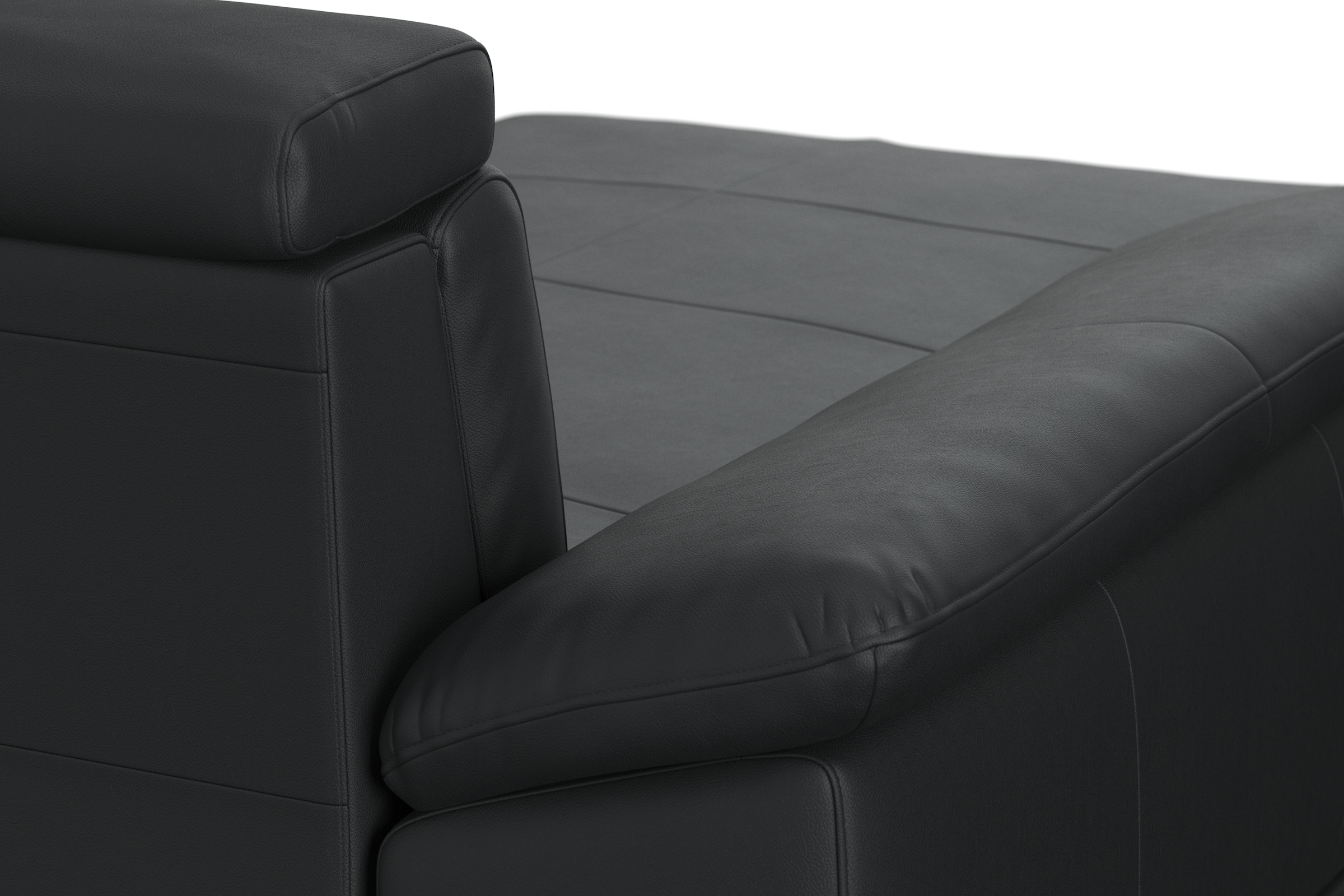 sit&more Wohnlandschaft »Cabrio U-Form, mit Sitztiefenverstellung, Arm- und Kopfteilverstellung«, 3 Nierenkissen, Federkern, optional Bettfunktion und Stauraum