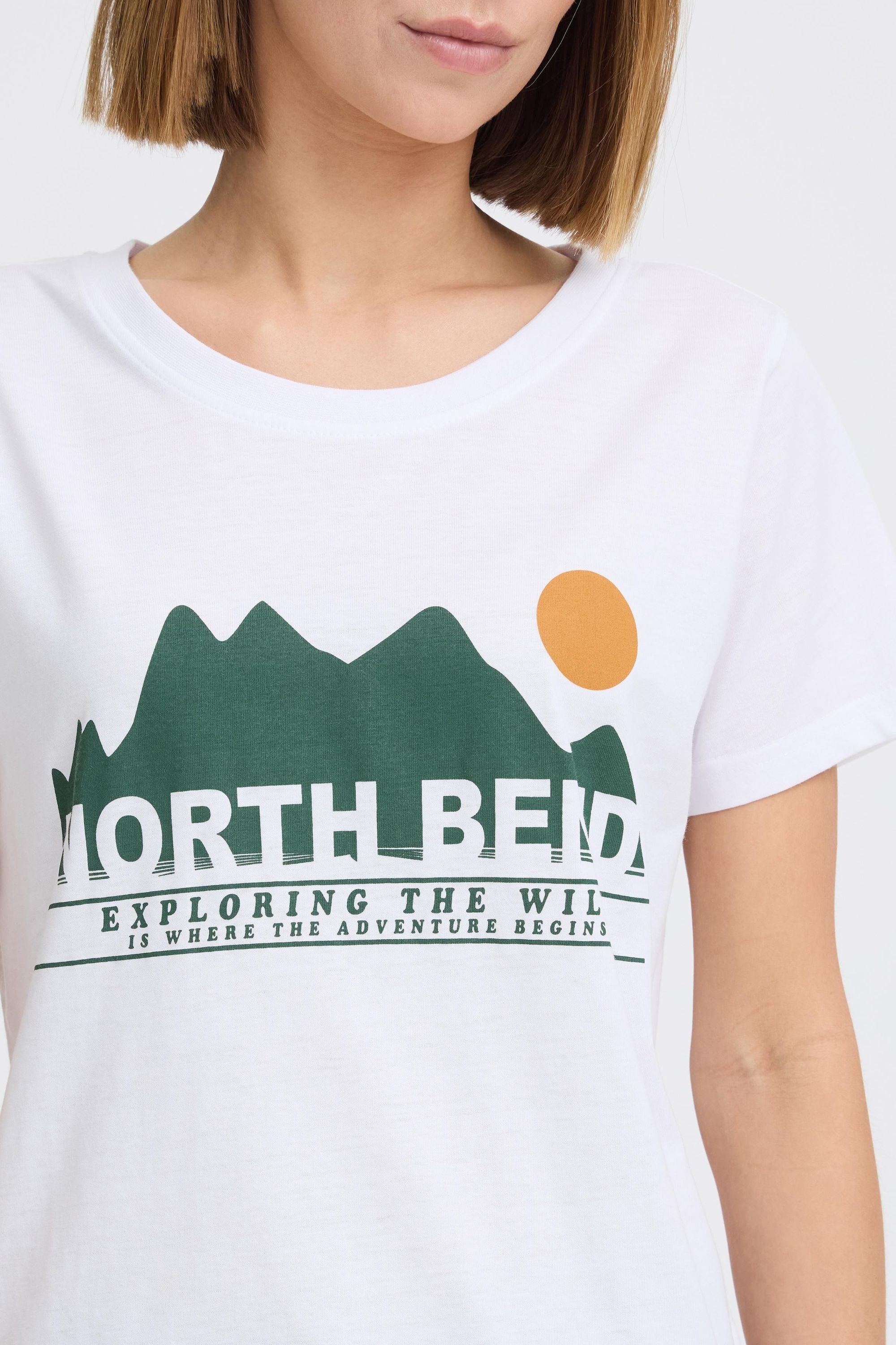 North Bend Rundhalsshirt »Rundhalsshirt NBCash«