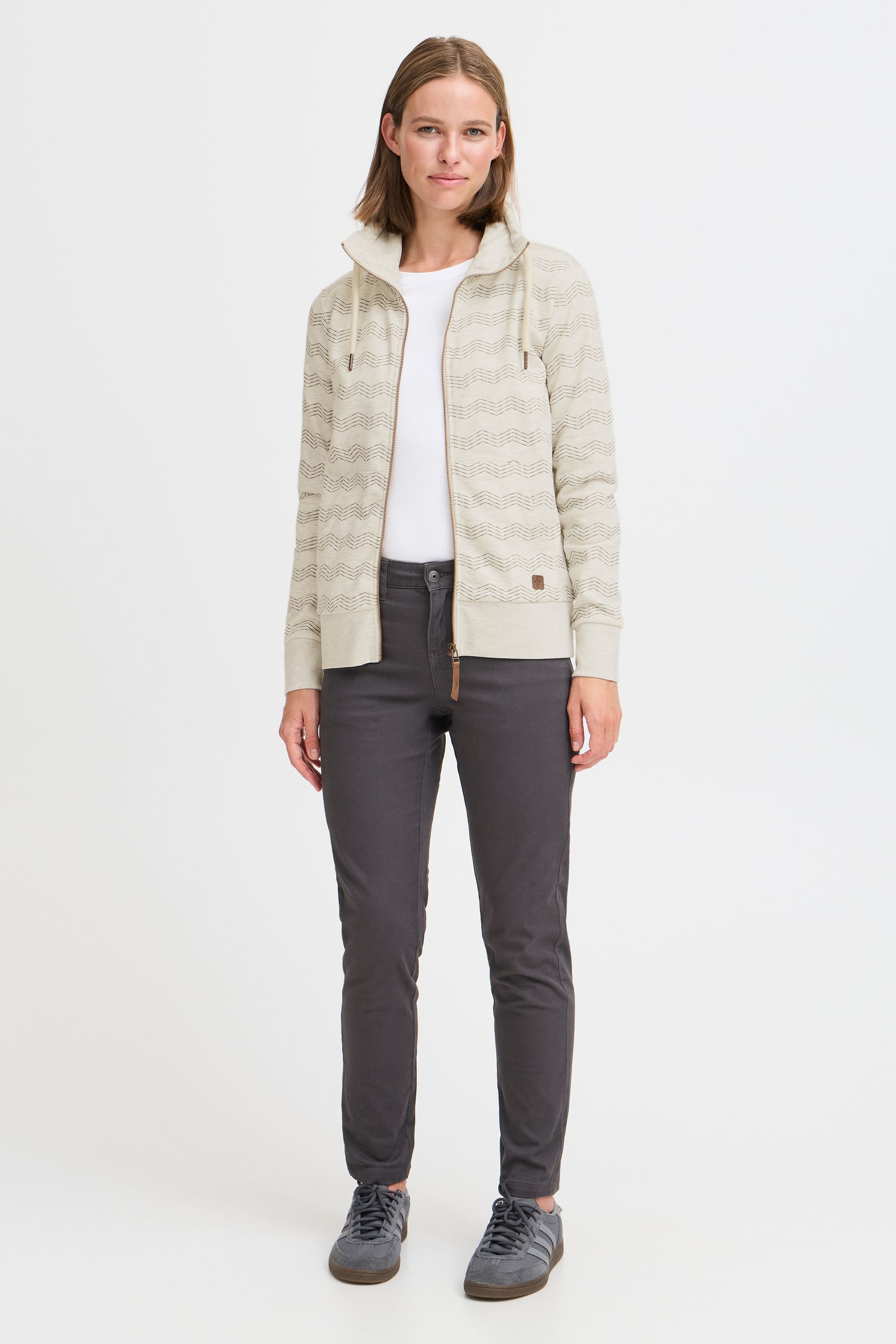 OXMO Sweatjacke »Strickjacke OXVANTA«