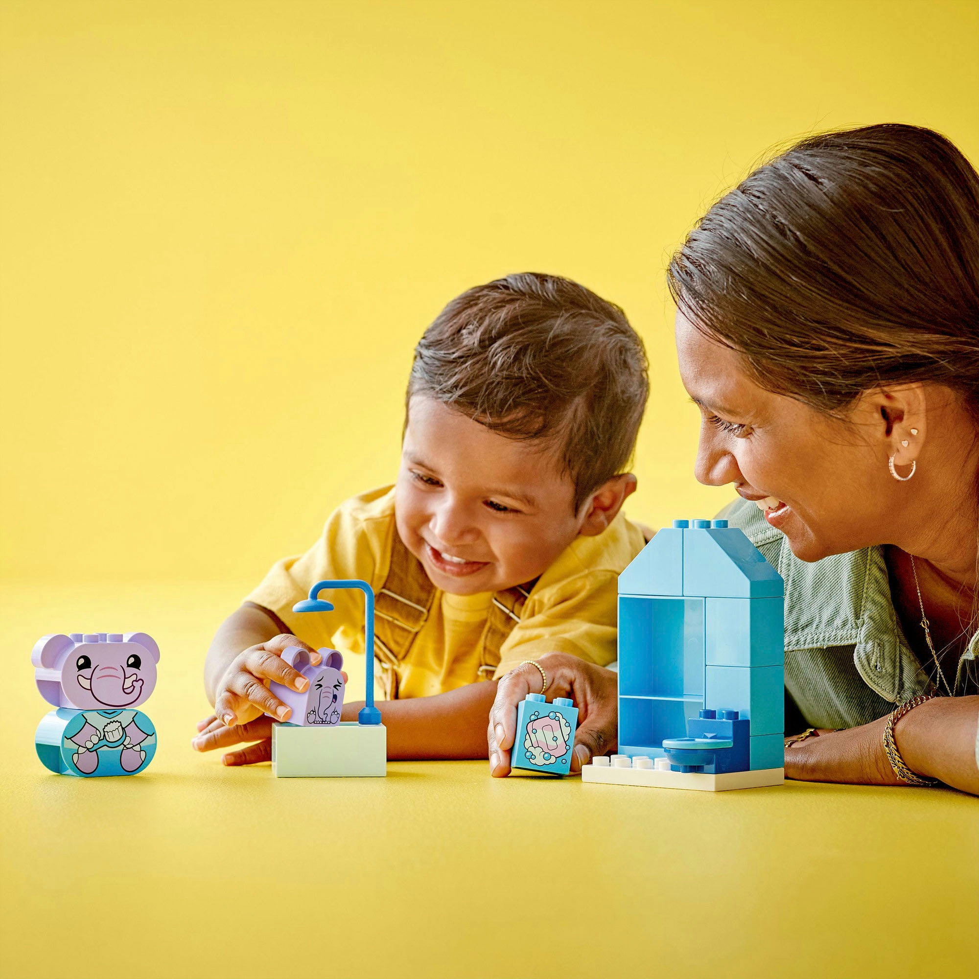 LEGO® Konstruktionsspielsteine »Alltagsroutinen: Baden (10413), LEGO DUPLO My First«, (15 St.), Made in Europe