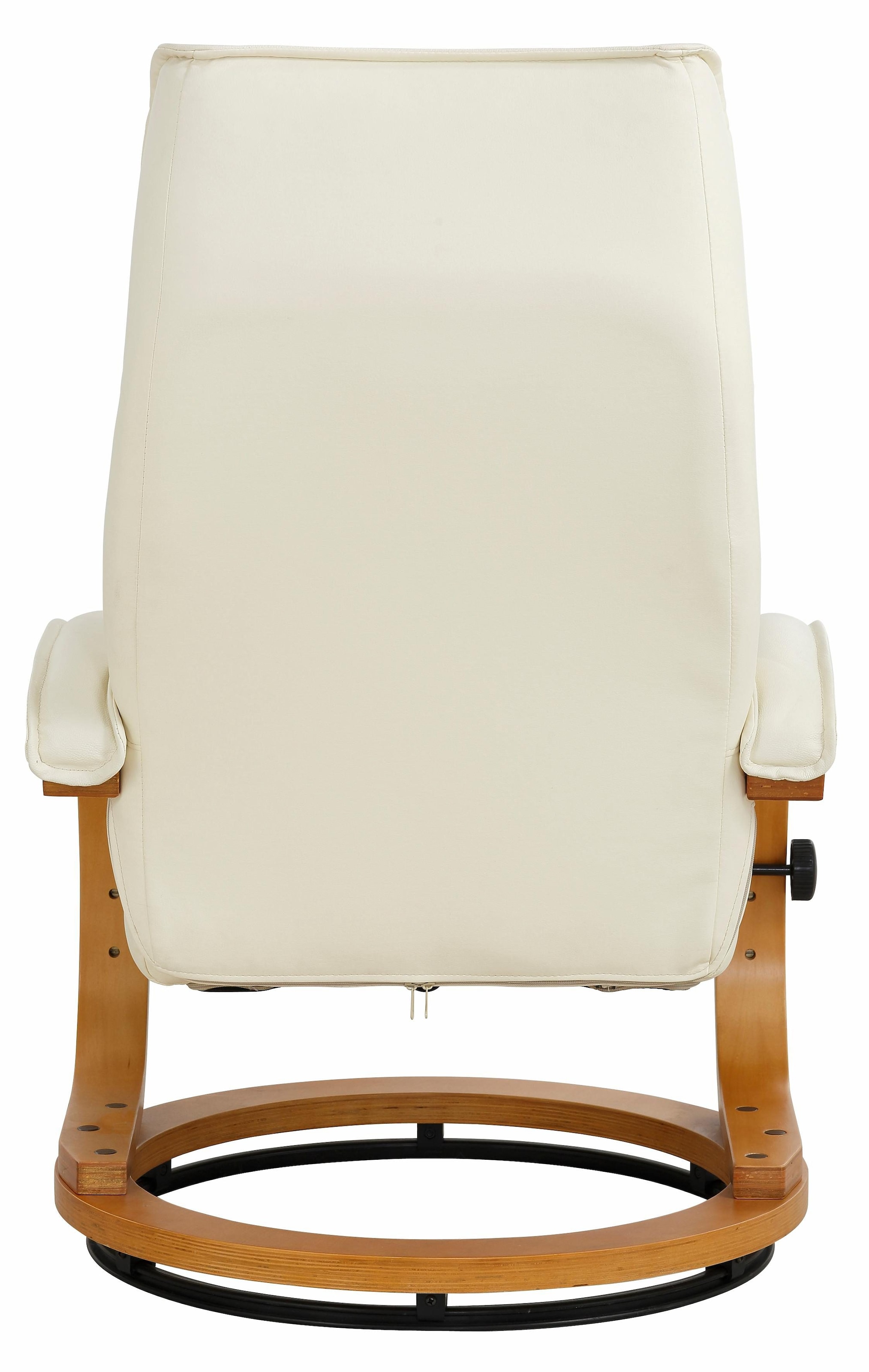 Home affaire Relaxsessel »Paris, TV-Sessel mit Hocker und manueller Liegefunktion«, (Set, 2 St., bestehend aus Sessel und Hocker), Dreh- und Kippfunktion, NaturLEDER®