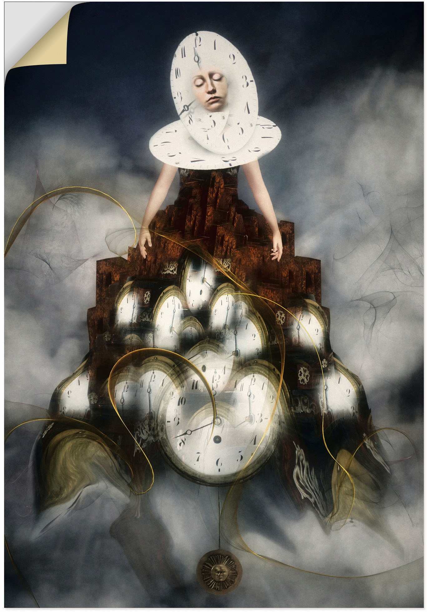 Artland Wandbild »Langeweile«, klassische Fantasie, (1 St.), in vielen Größen & Produktarten - Alubild / Outdoorbild für den Außenbereich, Leinwandbild, Poster, Wandaufkleber / Wandtattoo auch für Badezimmer geeignet