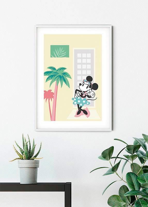 Komar Poster »Minnie Mouse Palms«, Disney, (1 St.), Kinderzimmer, Schlafzimmer, Wohnzimmer