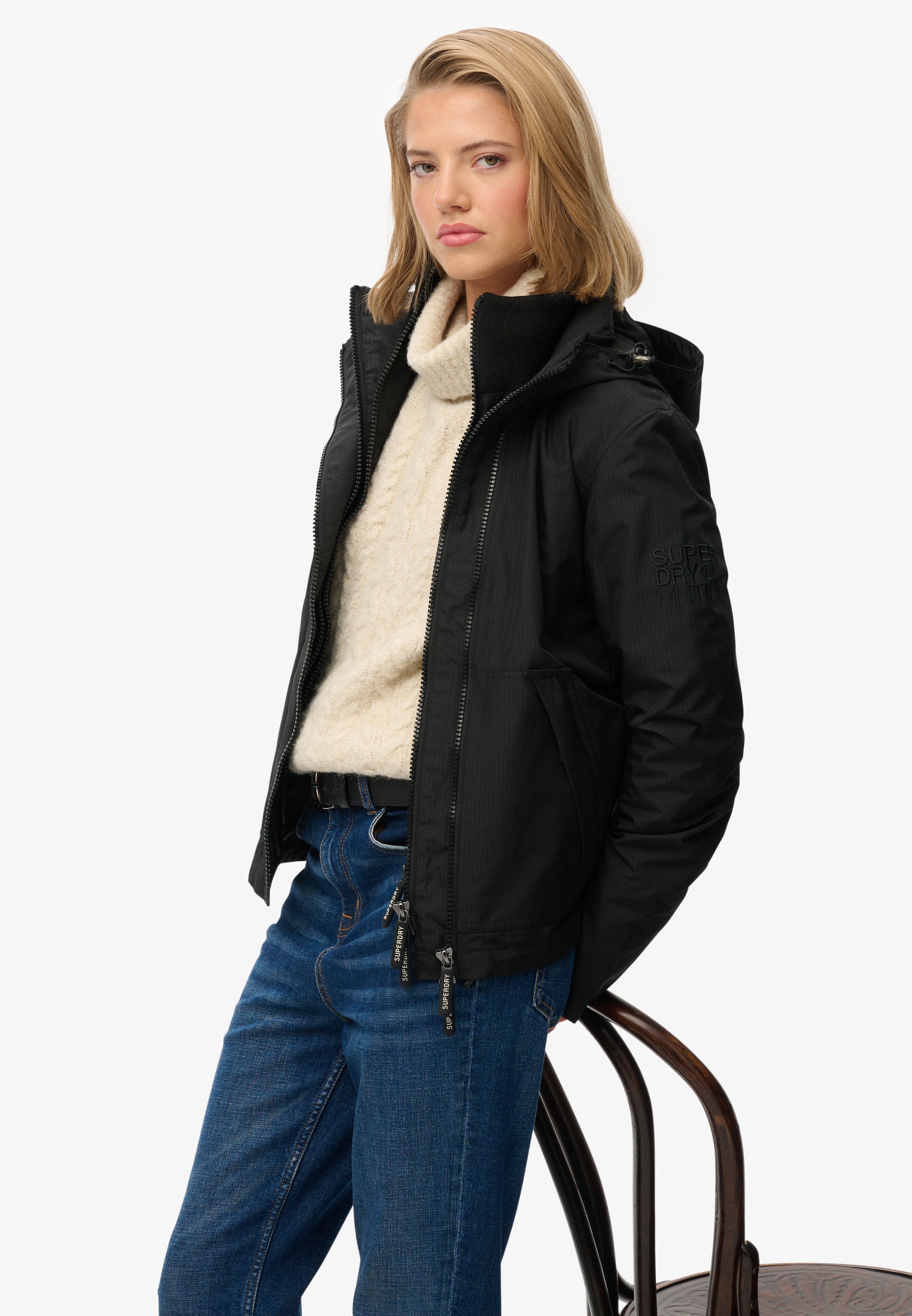 Superdry Outdoorjacke »Hooded Mtn Windbreaker Jkt« mit Kapuze