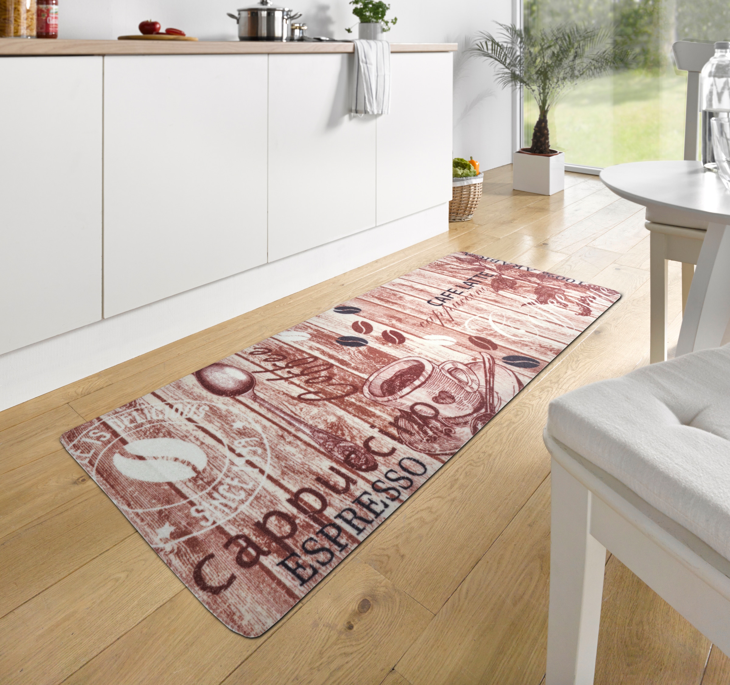 HANSE Home Küchenläufer »Delicious Coffee« rechteckig 8 mm Höhe Läufer, Rutschfest, Küchenteppich, Küche, Teppich, Pflegeleicht