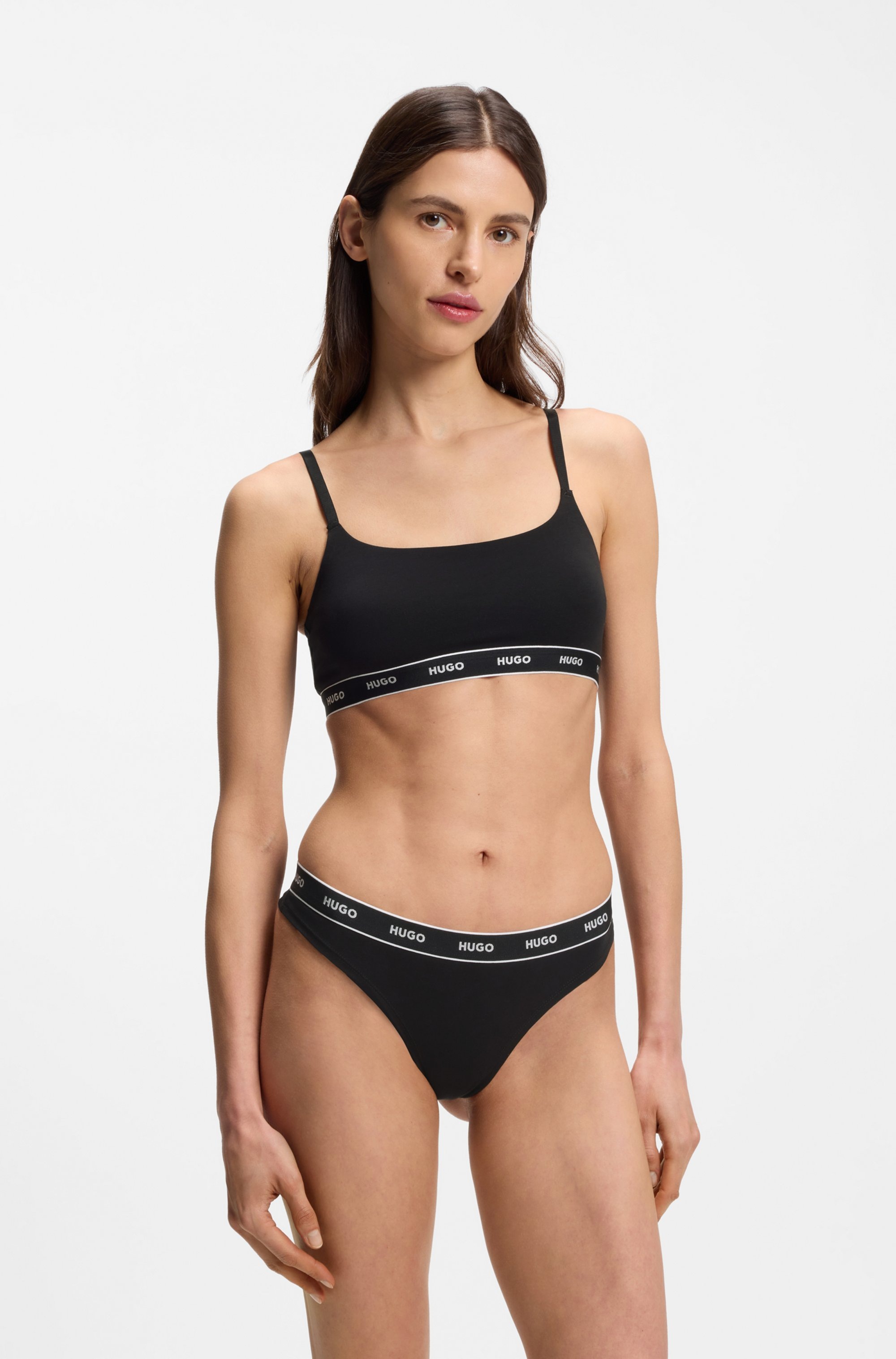 HUGO Underwear Bralette »TWIN BRALETTE DESIGN« 2 ohne Verschluss, ohne Polsterung