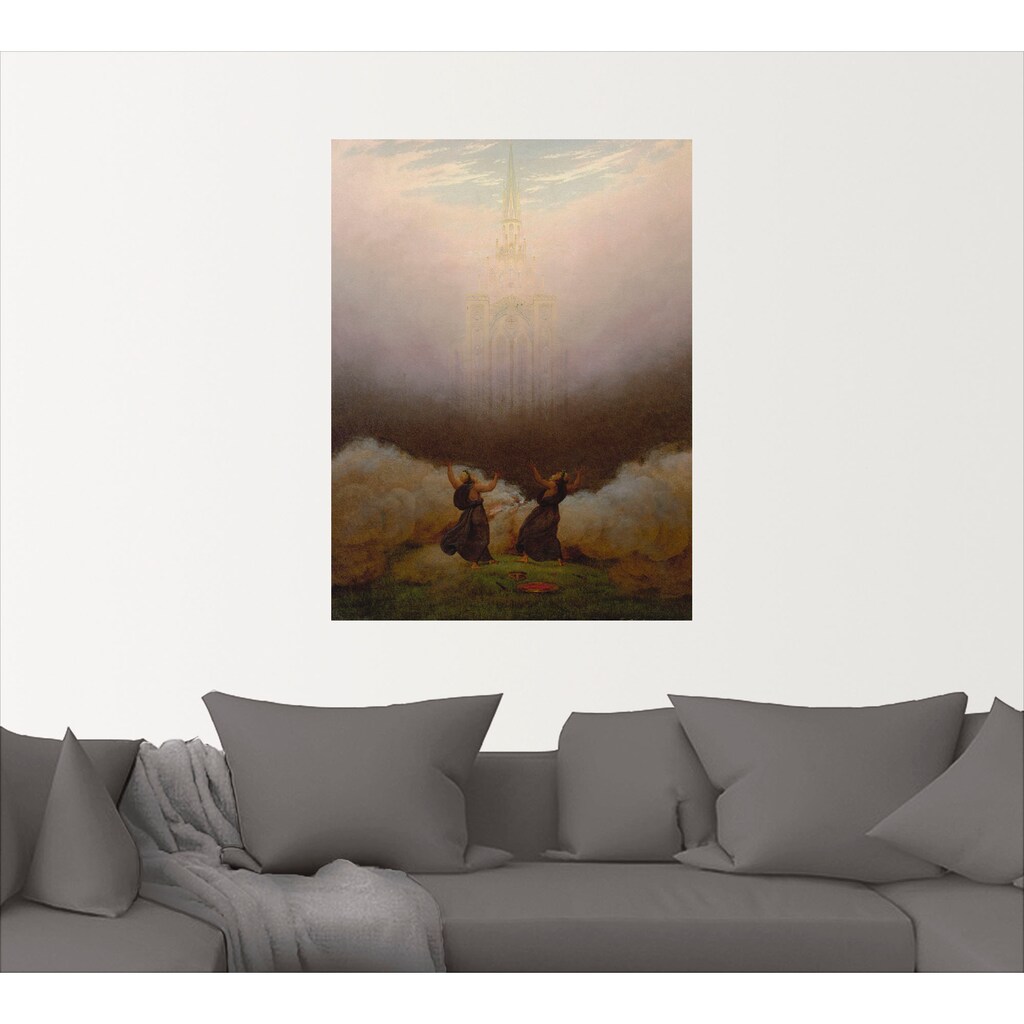 Artland Wandbild »Die Vision der christlichen Kirche«, Religion, (1 St.), als Alubild, Leinwandbild, Wandaufkleber oder Poster in versch. Größen