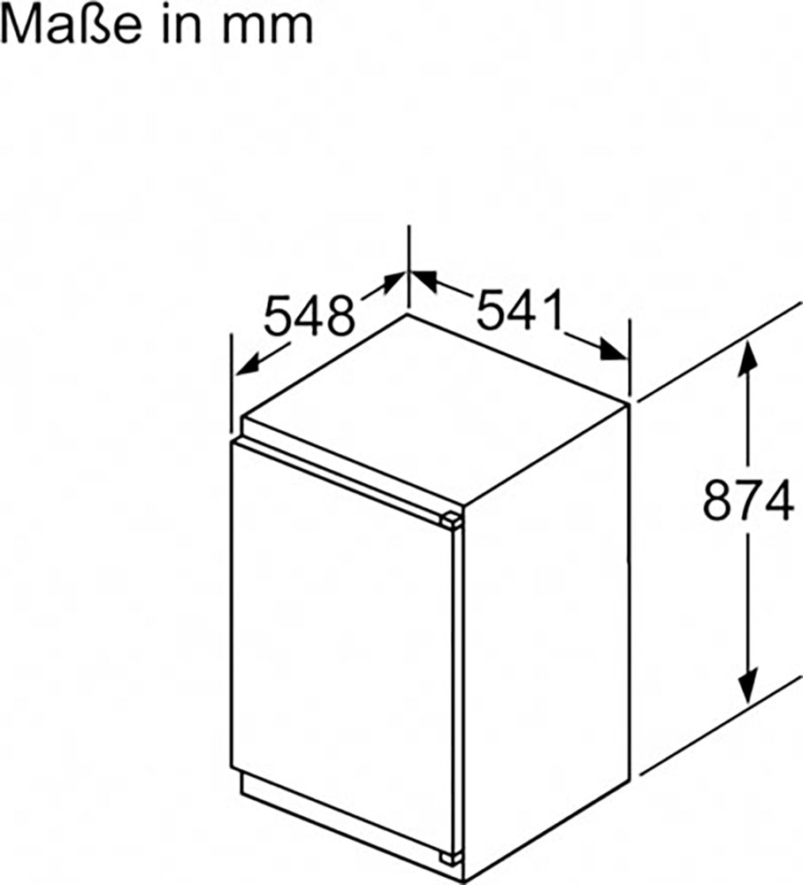 Constructa Einbaukühlschrank »CK121NSE0«