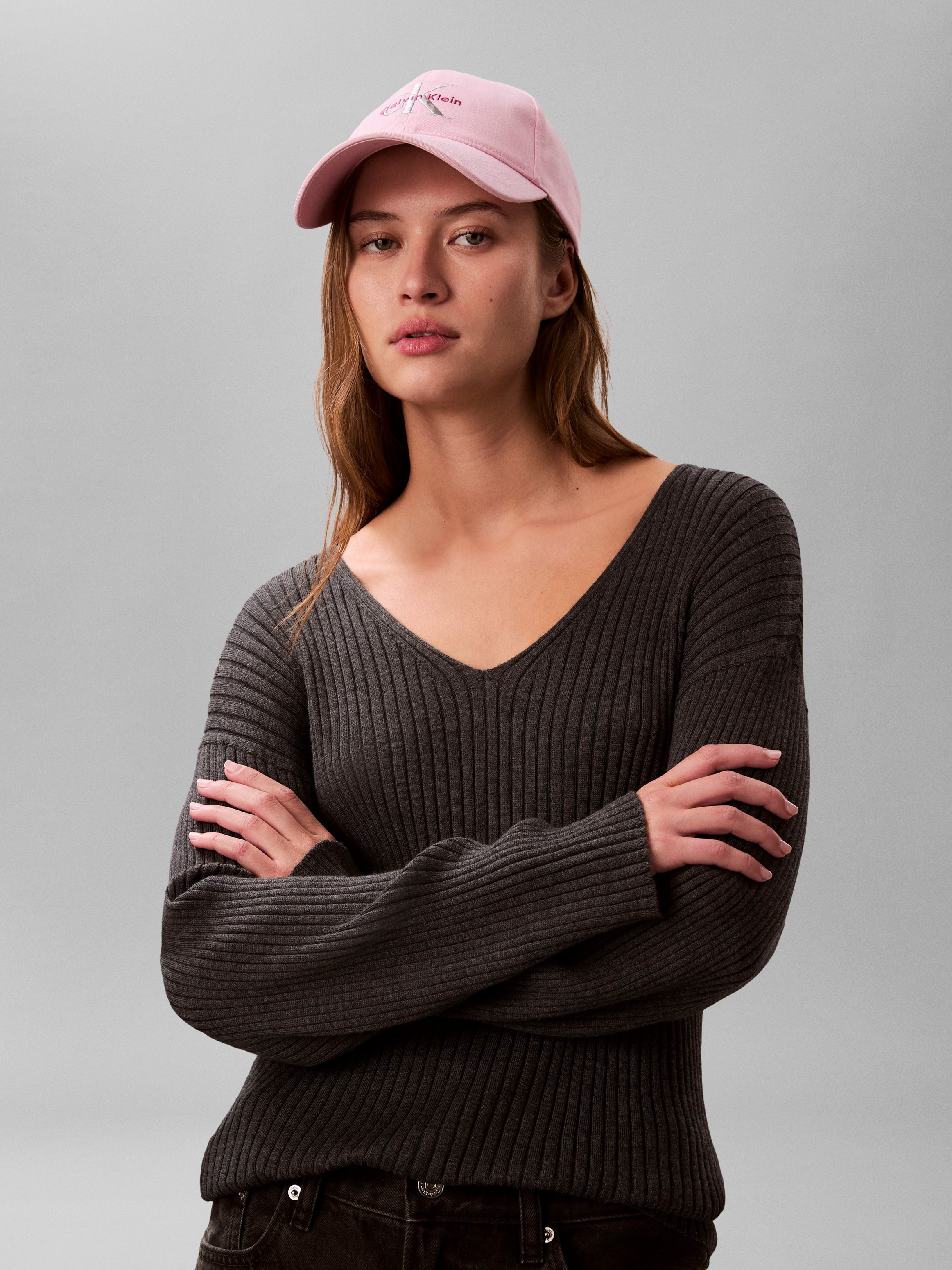 Calvin Klein Jeans Baseball Cap »MONOLOGO EMBROIDERY BASEBALL HAT« Mit festem Schirm