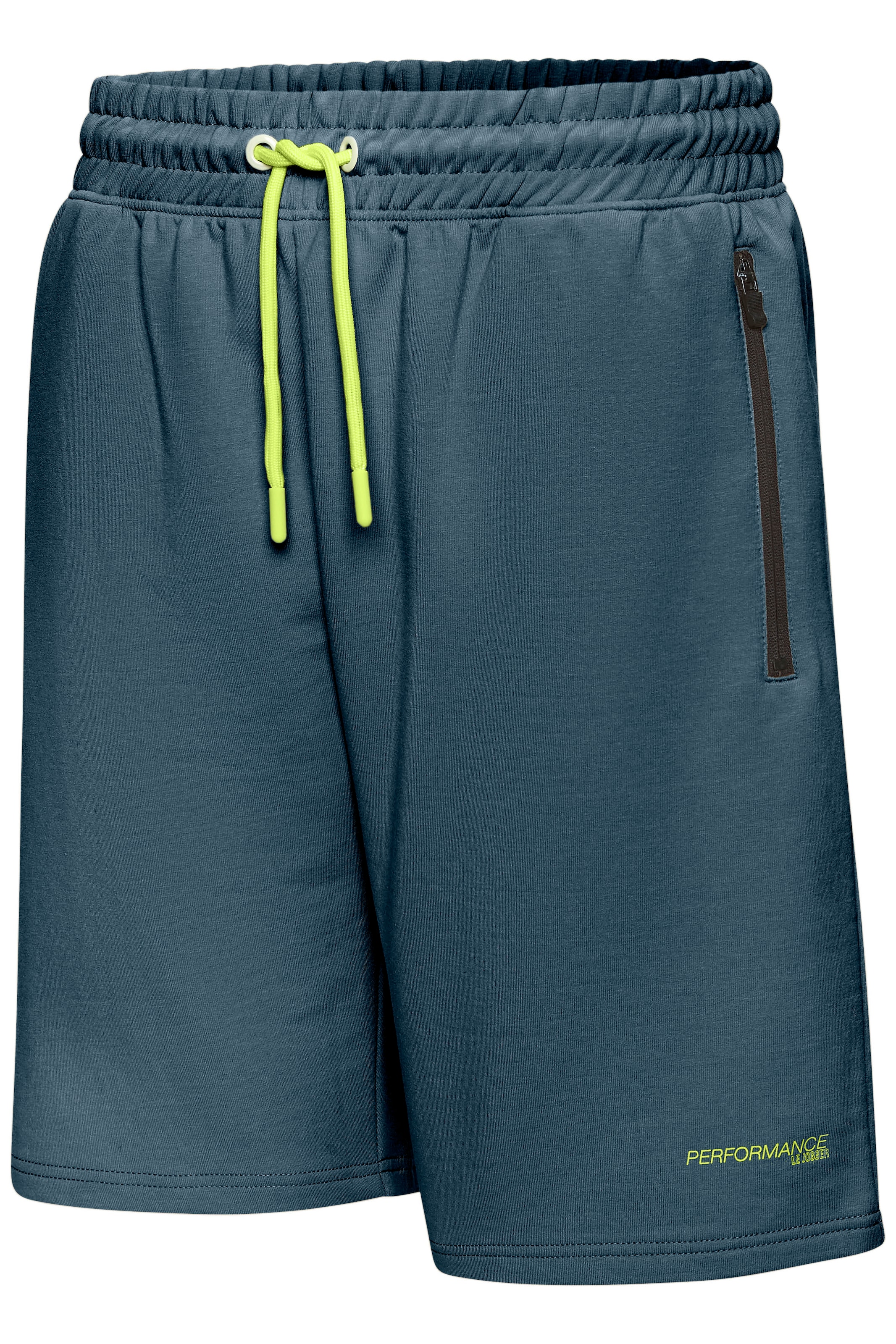 Le Jogger Performance Funktionsshorts  Perfomance Shorts mit Kontrast-Kordel und Reißverschlusstaschen