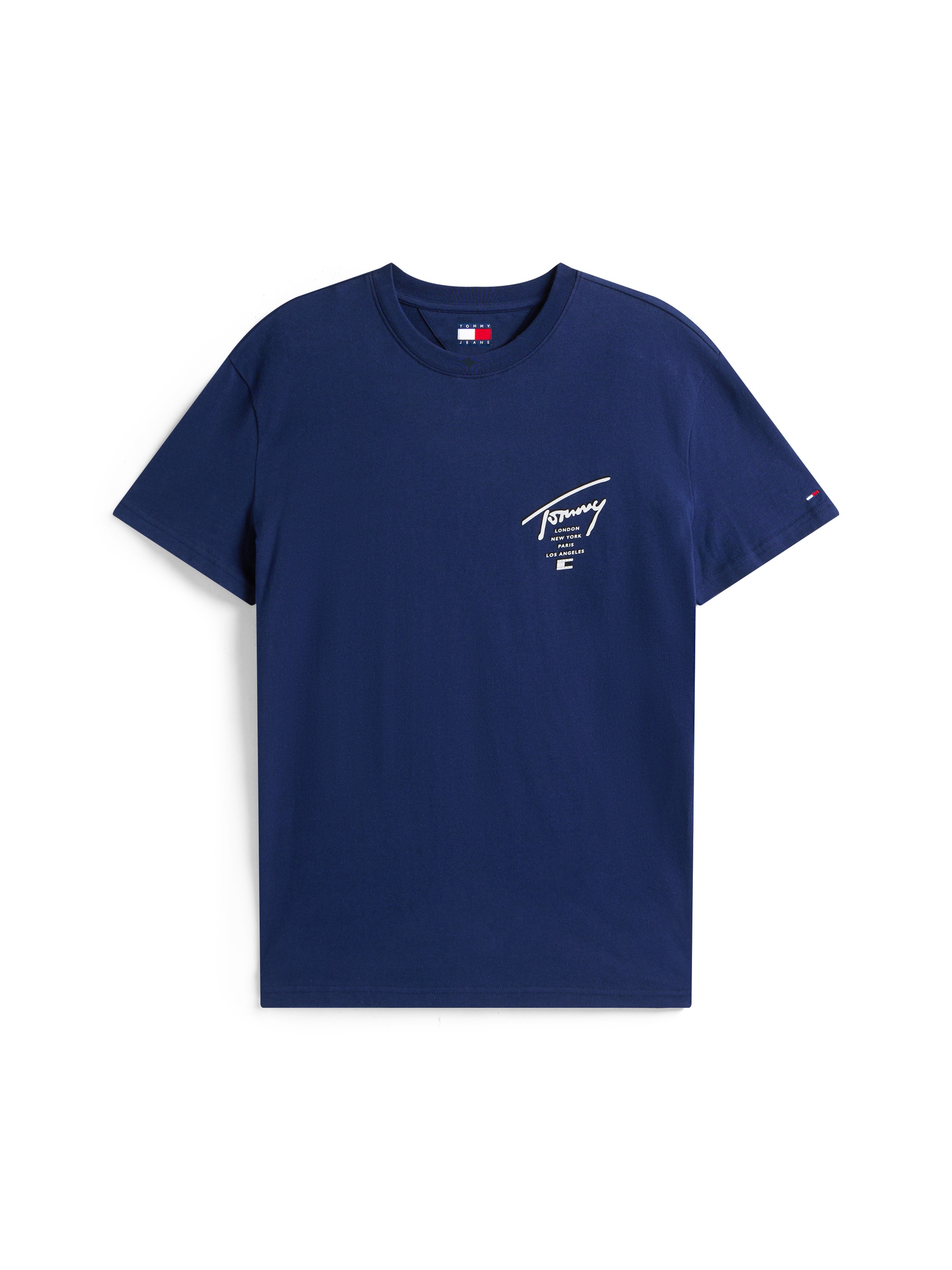 Tommy Jeans T-Shirt »TJM SIGN CITY TEE EXT«, Rundhals, regular fit, großer Rückenprint