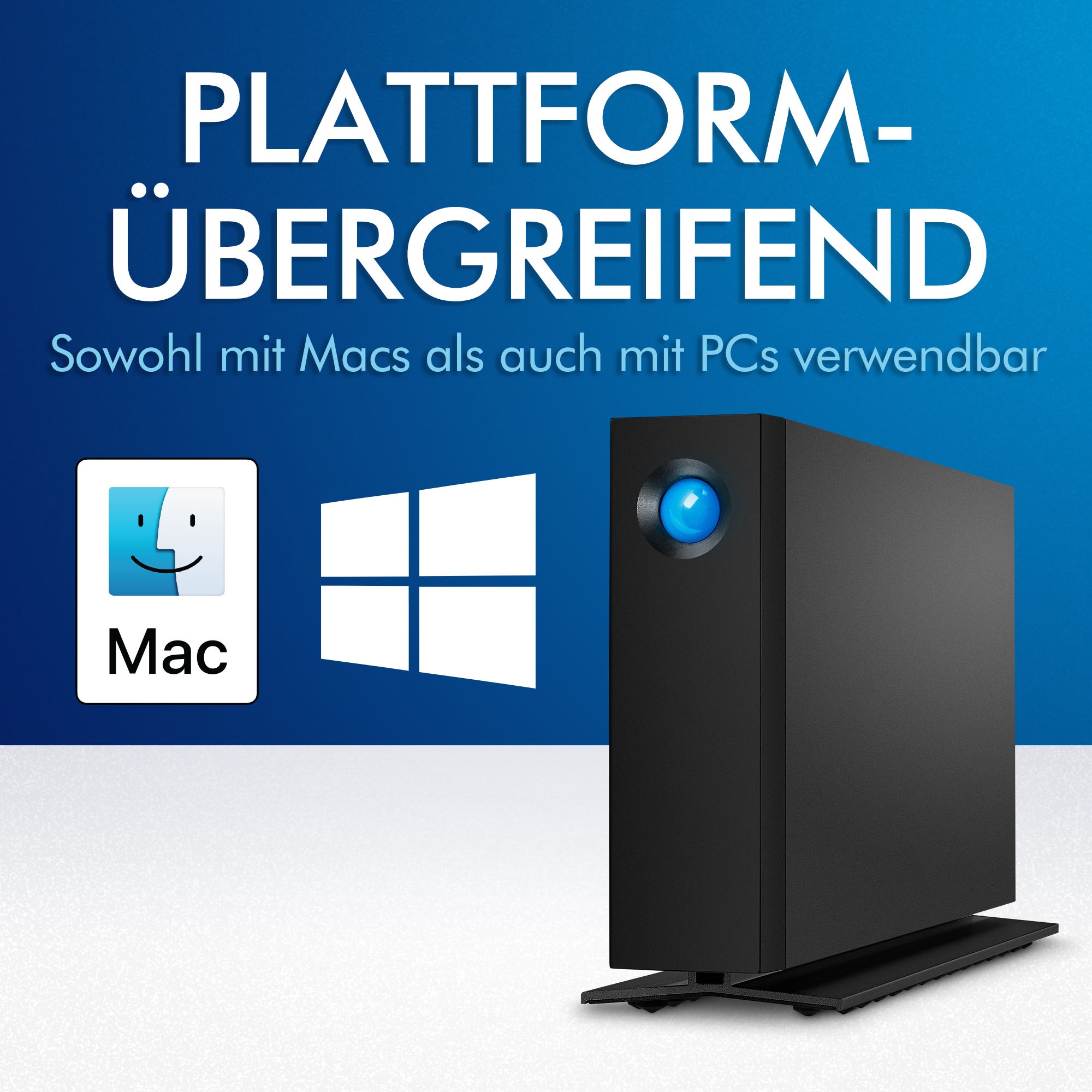 LaCie externe HDD-Festplatte »d2 Professional« 16 TB Anschluss USB-C