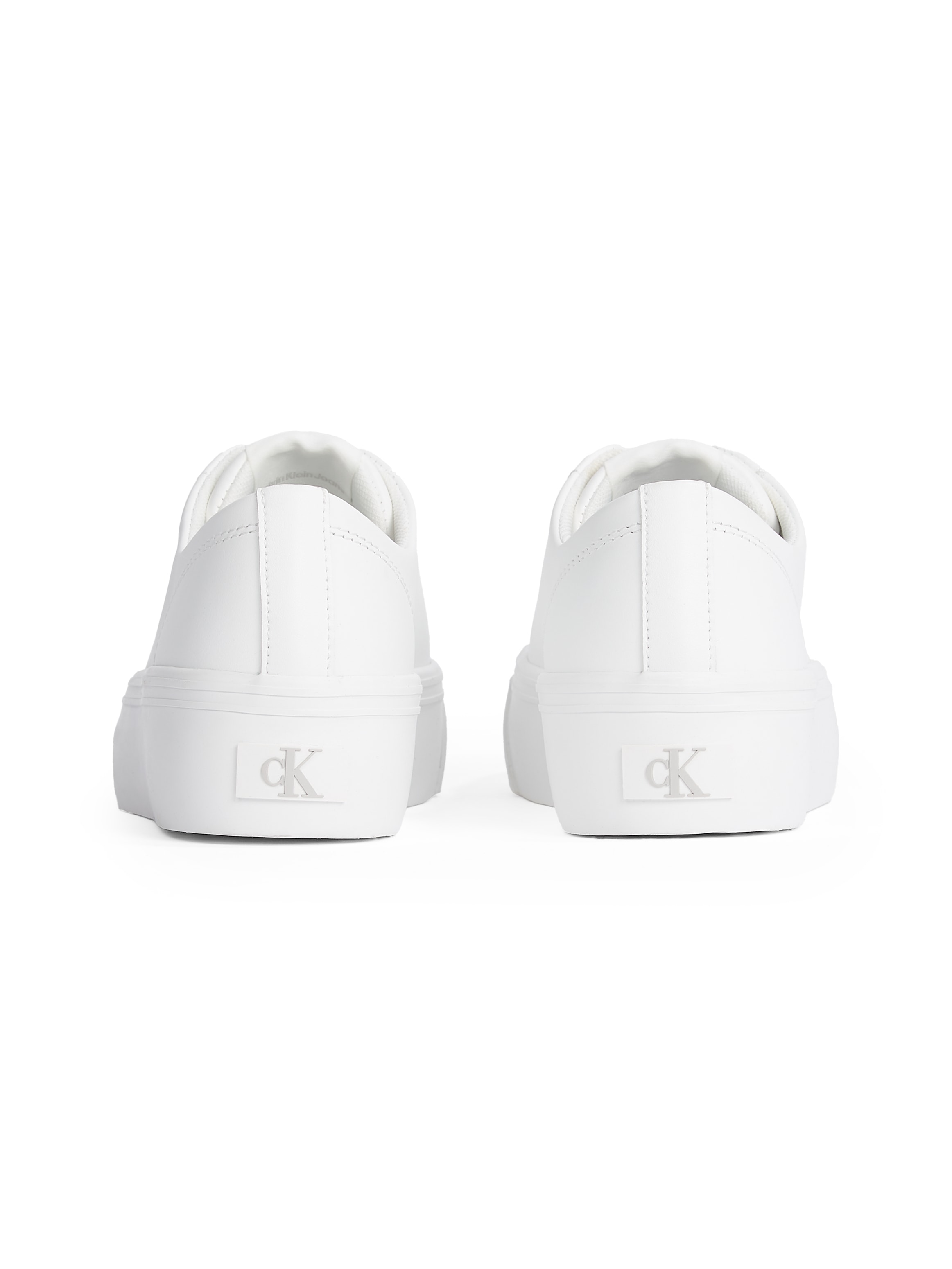 Calvin Klein Jeans Plateausneaker »VULC FLATFORM LOW MG LTH«, Schnürschuh, Halbschuh, Freizeitschuh in klassischer Optik