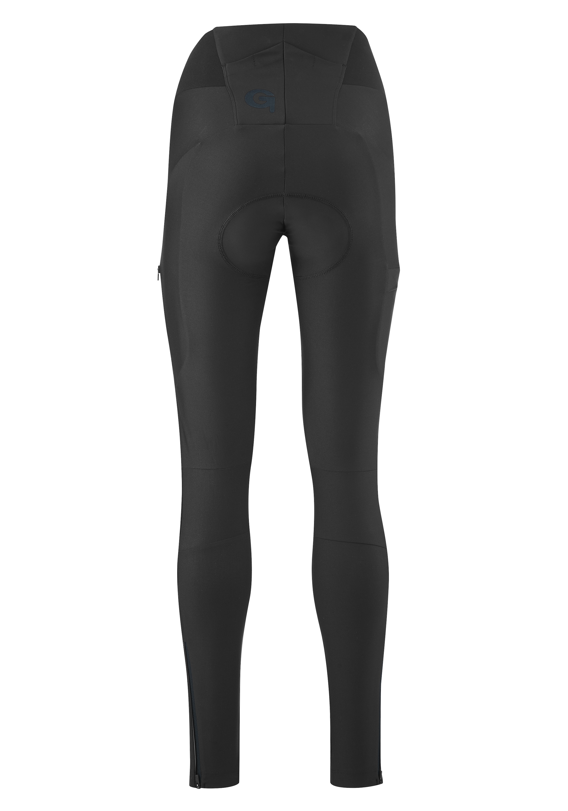 Gonso Fahrradhose »Essential Tight Cargo SC W«, Damen Radhose lang mit Sitzpolster, Radlerhose mit Taschen, Tight Fit