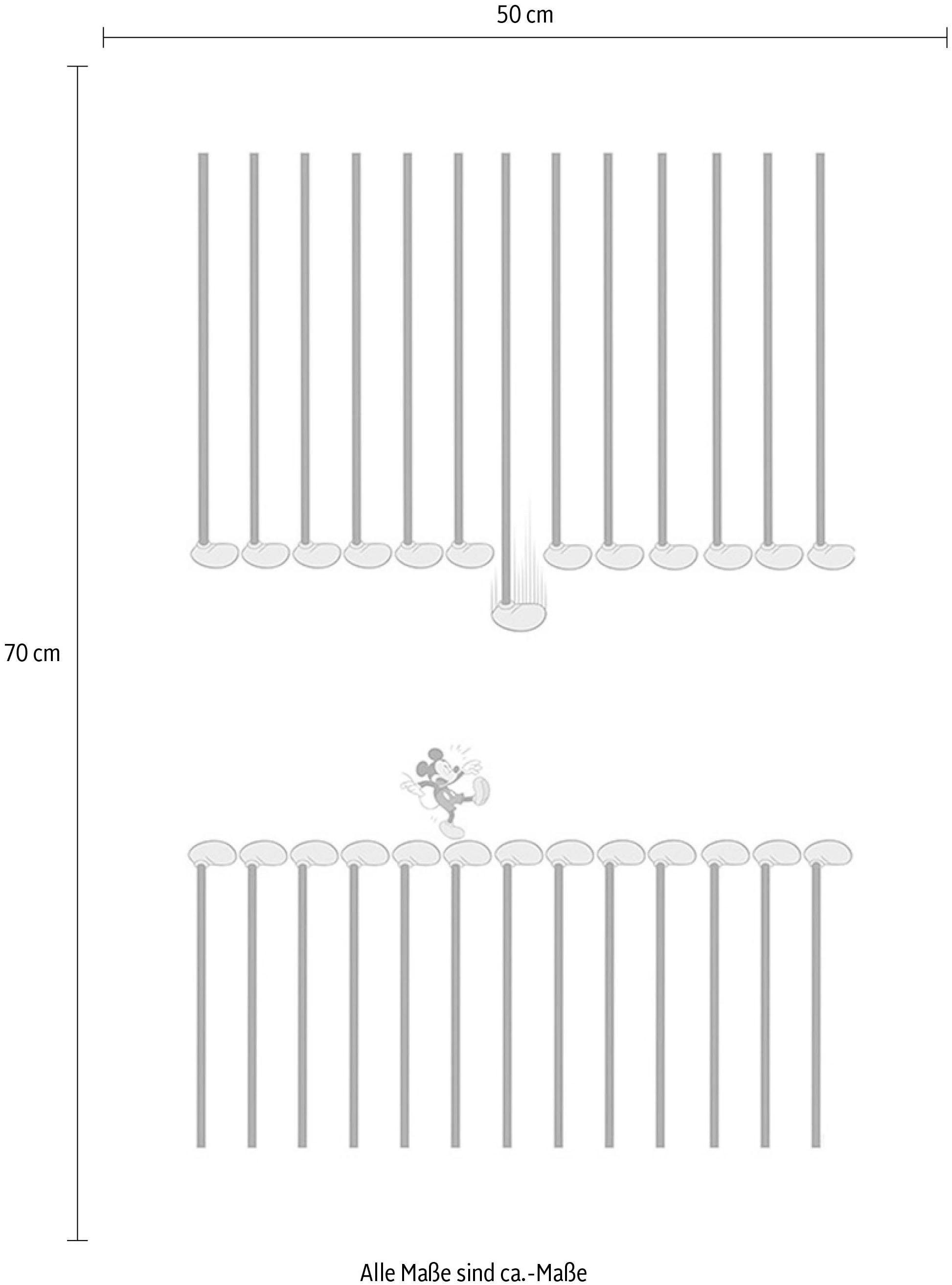 Komar Bild »Mickey Mouse Footlines«, Disney, (1 St.), Wandbild zur Dekoration im Kinderzimmer - ohne Rahmen