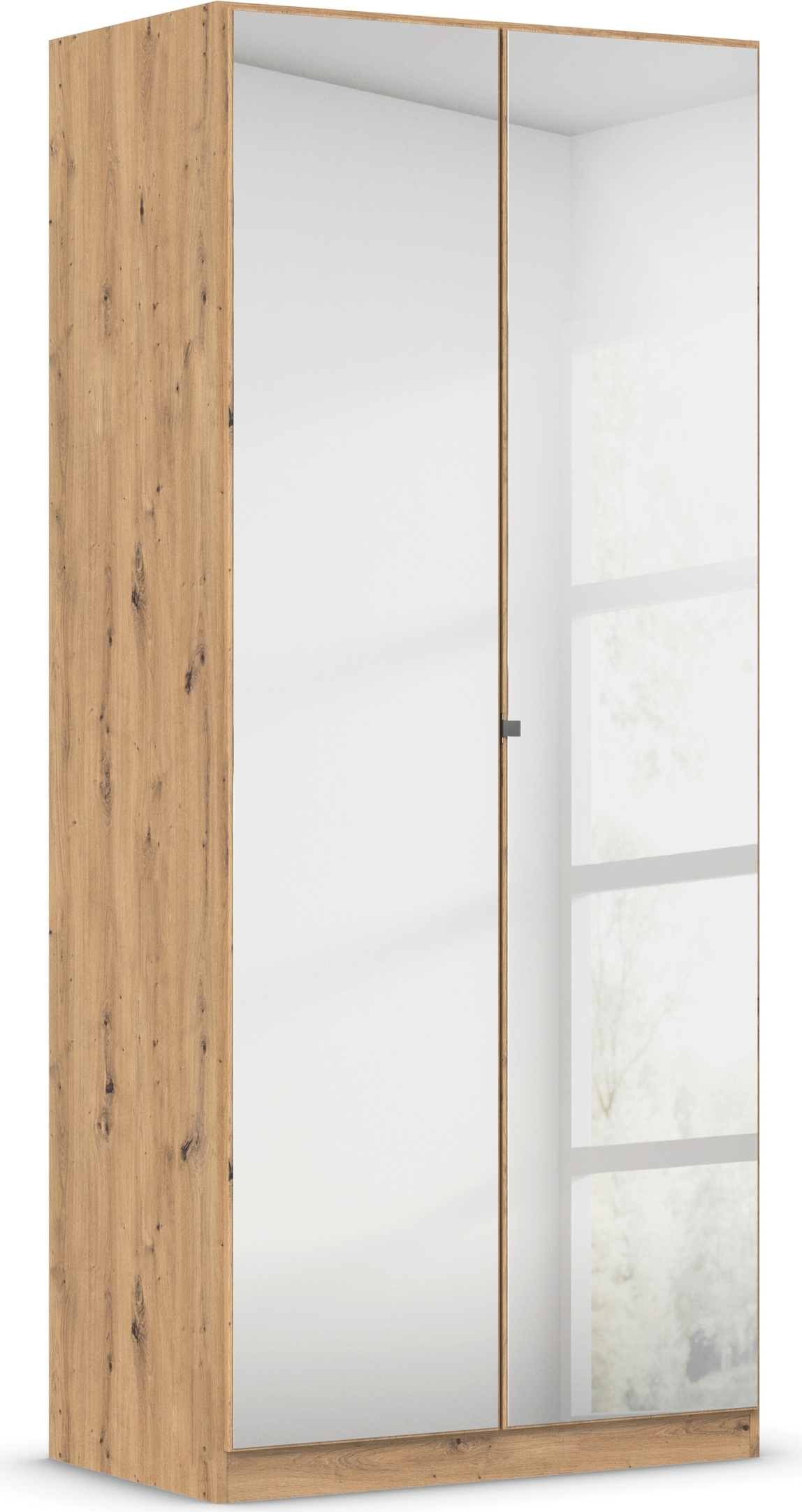 rauch Drehtürenschrank »Reflect« mit Spiegelfront, inkl. praktischer Inneneinteilung