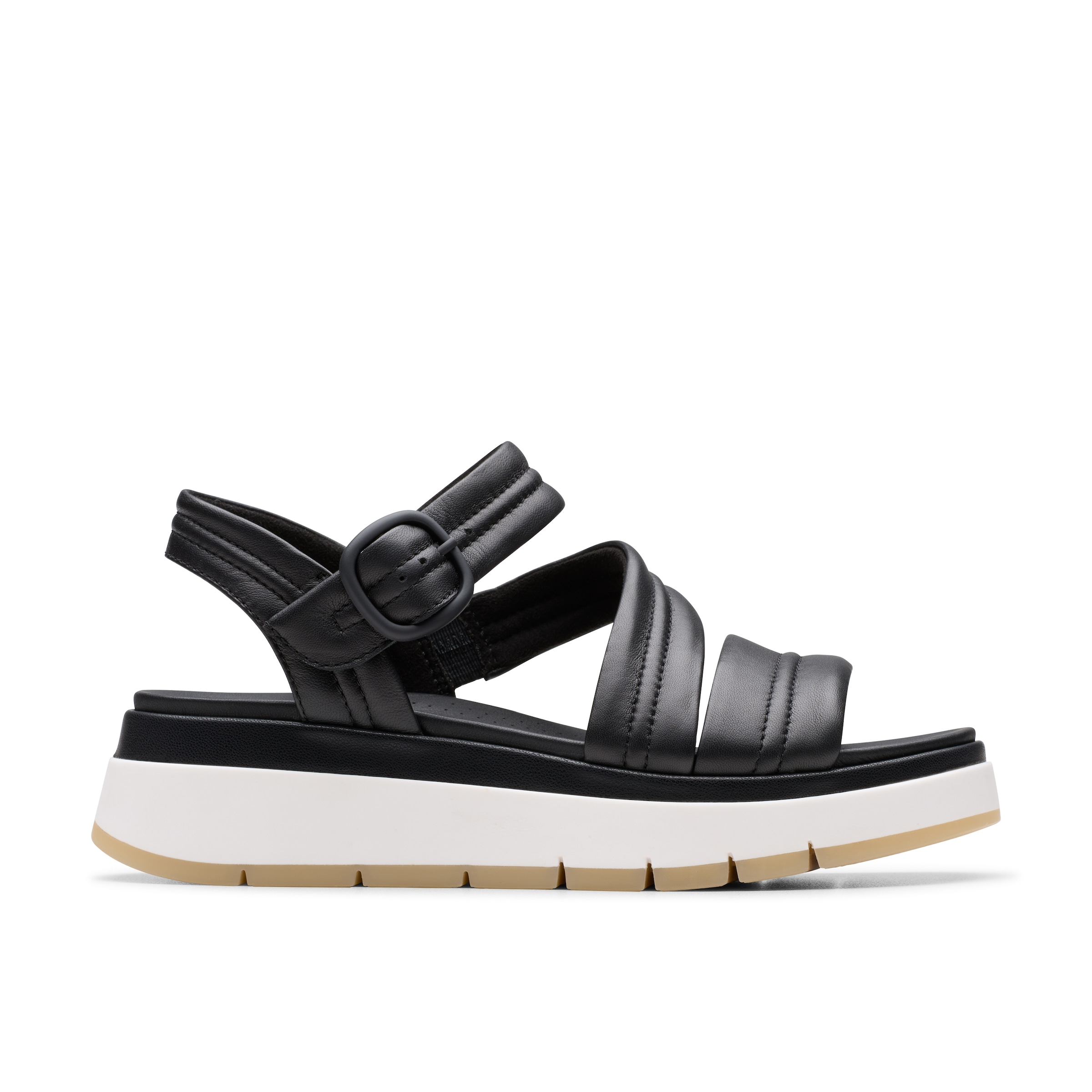 Clarks Sandale »Tuscan Strap«, Sandalette, Flats, Sommerschuh mit Plateausohle